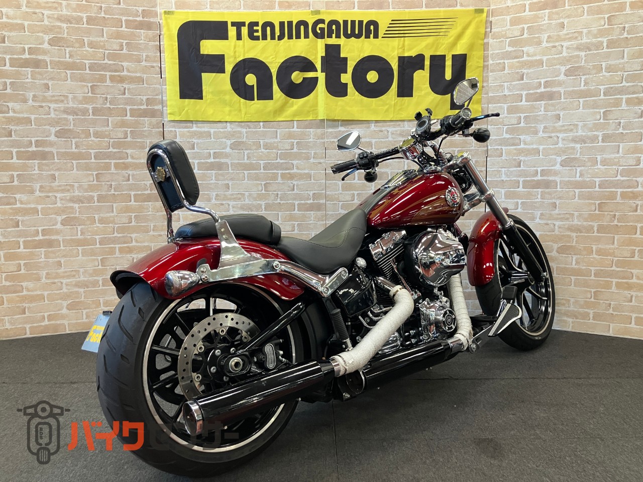 FXSB ブレイクアウト ハンドル　レバー　ライトクラッチ　ETC　サイドナンバー　ステップボード　バックレスト_4