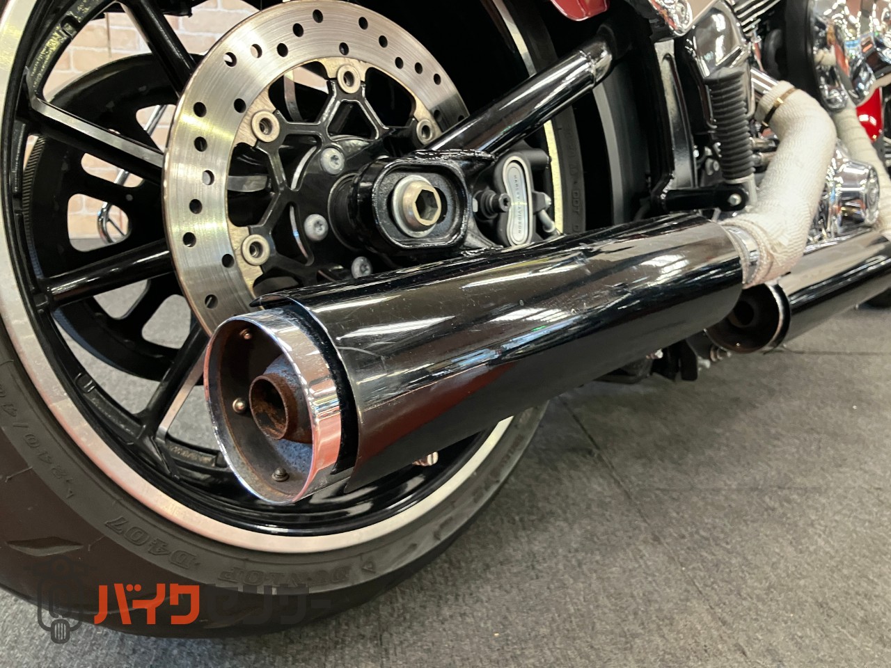FXSB ブレイクアウト ハンドル　レバー　ライトクラッチ　ETC　サイドナンバー　ステップボード　バックレスト_8