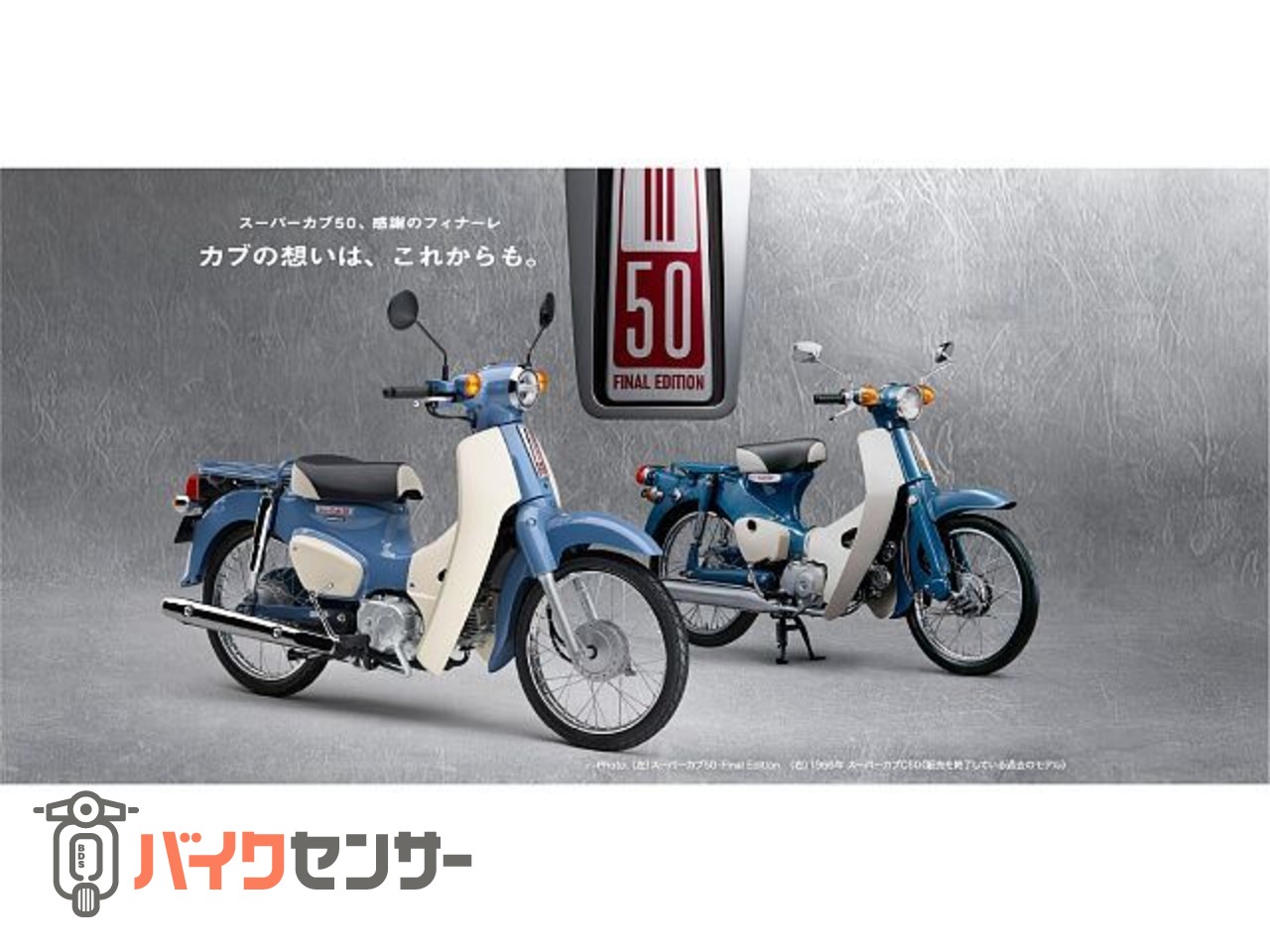 ホンダ スーパーカブ50 新車 ボニーブルー Final Edition B587457| BDS
