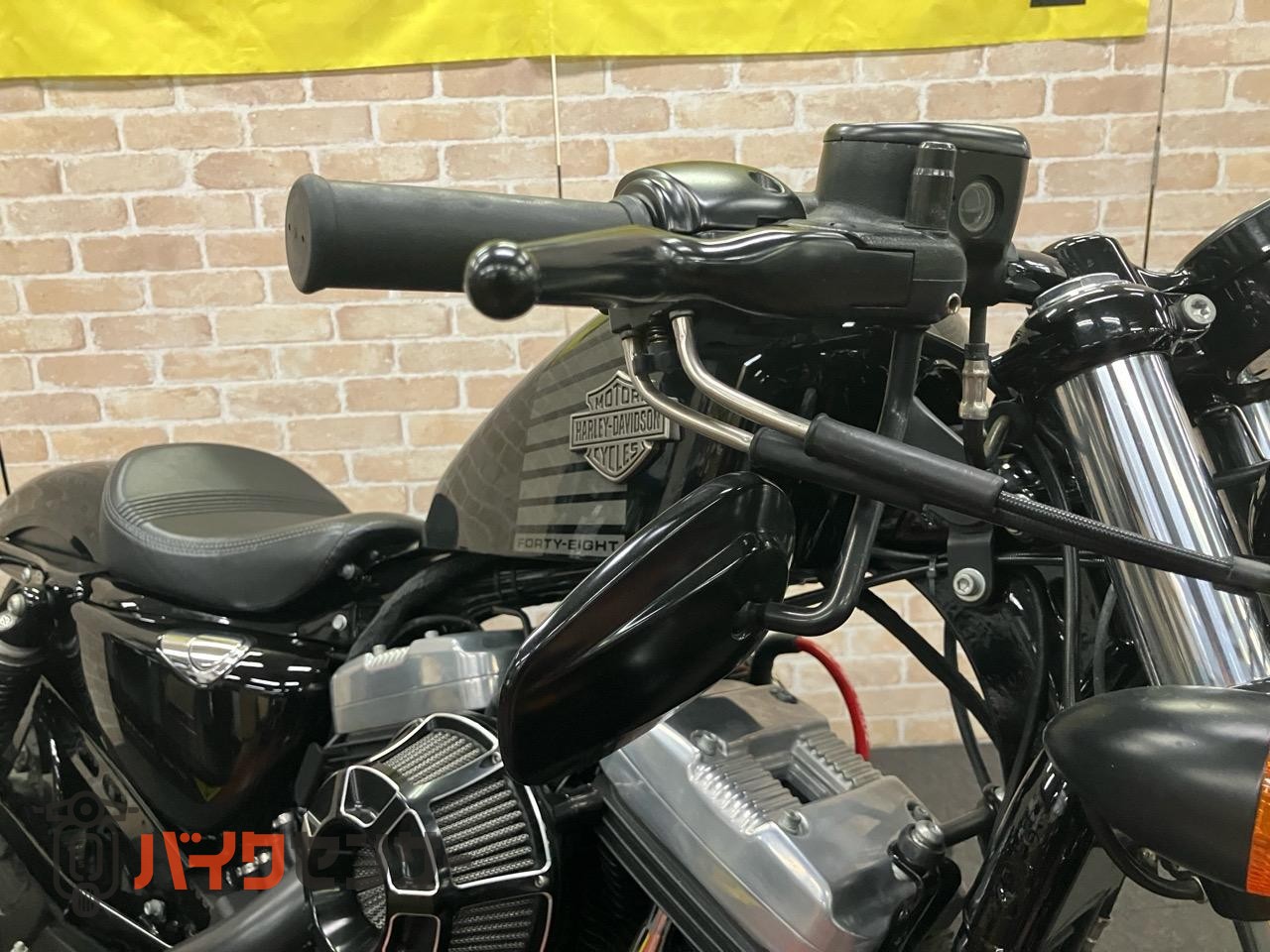 XL1200X フォーティエイト ローハンドル　LEDヘッドライト　タンクアップ　エアクリ　サイドナンバー　サイドバック_24