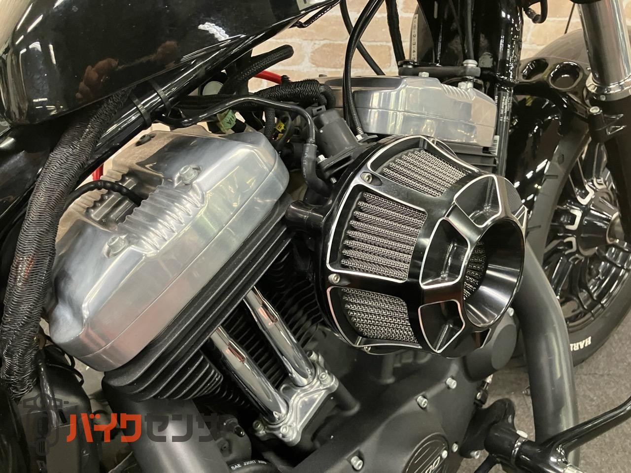 XL1200X フォーティエイト ローハンドル　LEDヘッドライト　タンクアップ　エアクリ　サイドナンバー　サイドバック_40