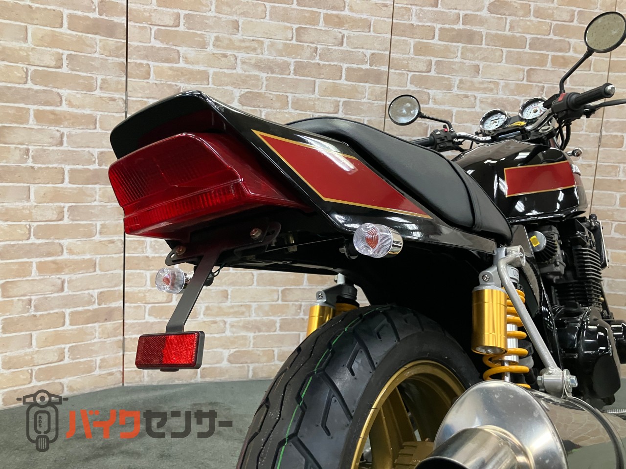 ZRX400 E4カラー　ELメーター　SP忠男　スーパーコンバット　２型仕様　フェンダーレス　タックロールシート　社外リアサス_8