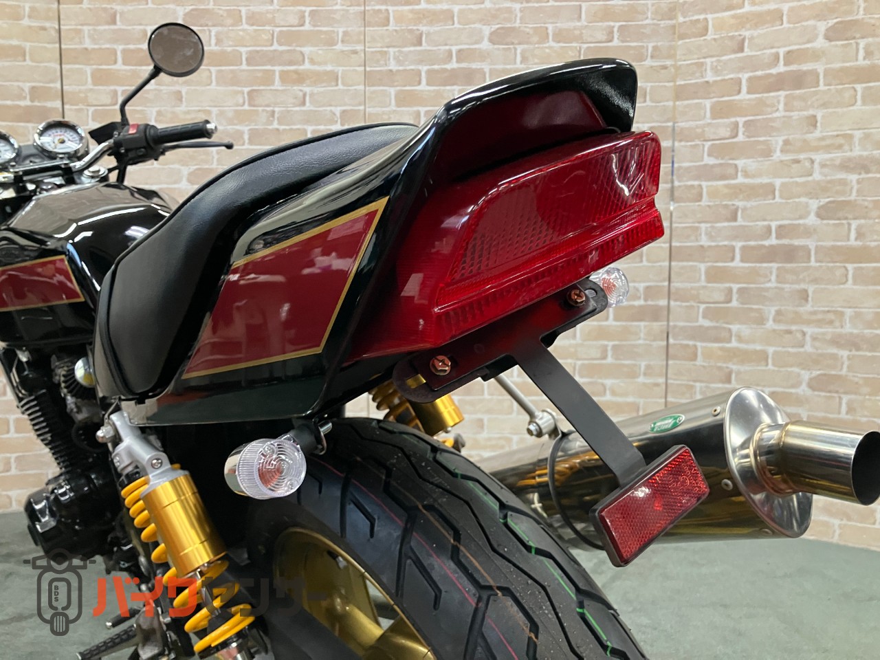 ZRX400 E4カラー　ELメーター　SP忠男　スーパーコンバット　２型仕様　フェンダーレス　タックロールシート　社外リアサス_14