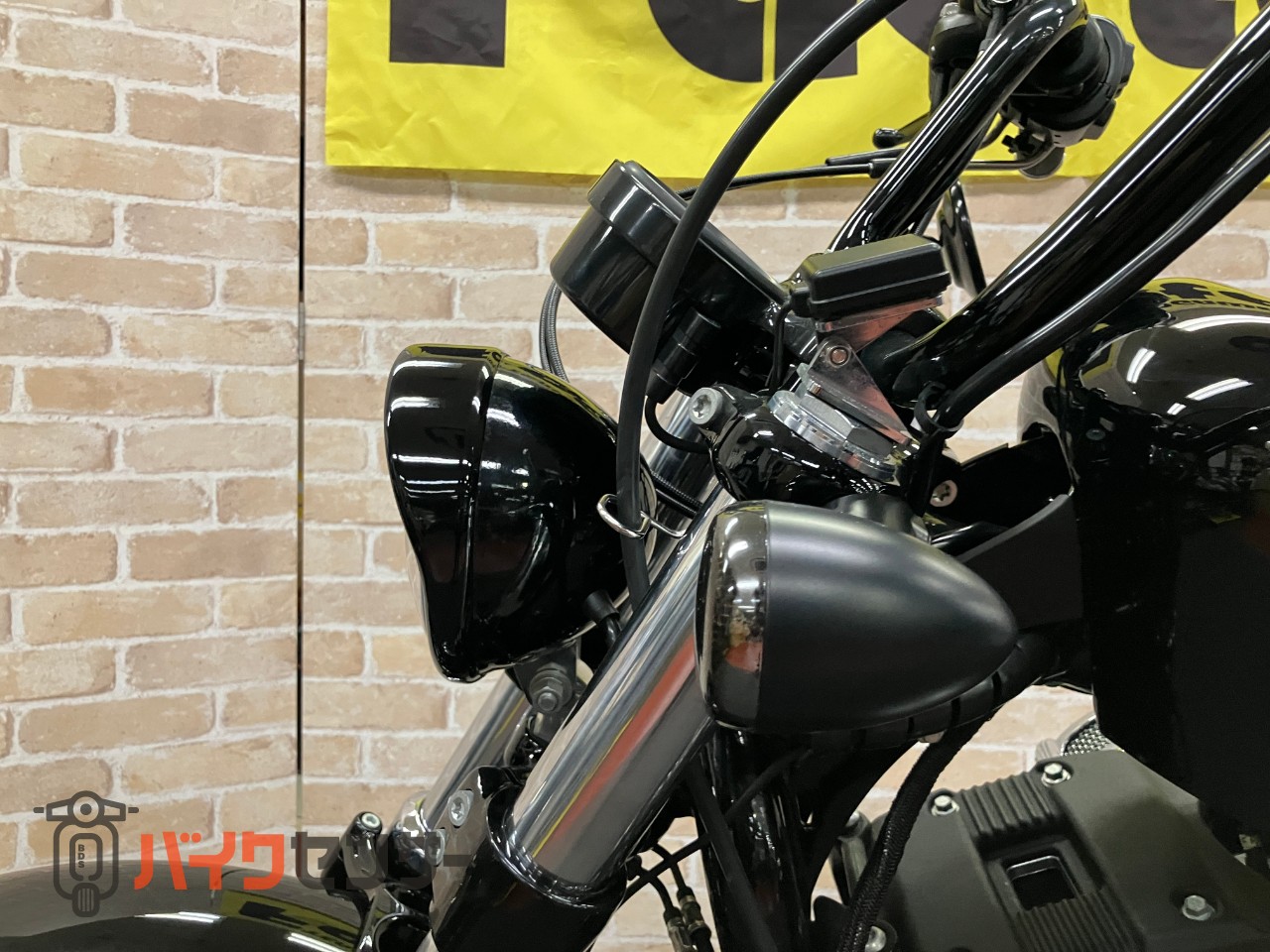 XL1200XS フォーティエイトスペシャル COBRAマフラー タンクアップ IGコイル移設 アンダースポイラー ETC_14