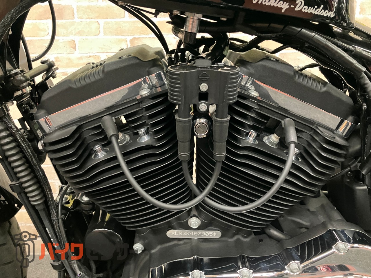 XL1200XS フォーティエイトスペシャル COBRAマフラー タンクアップ IGコイル移設 アンダースポイラー ETC_18