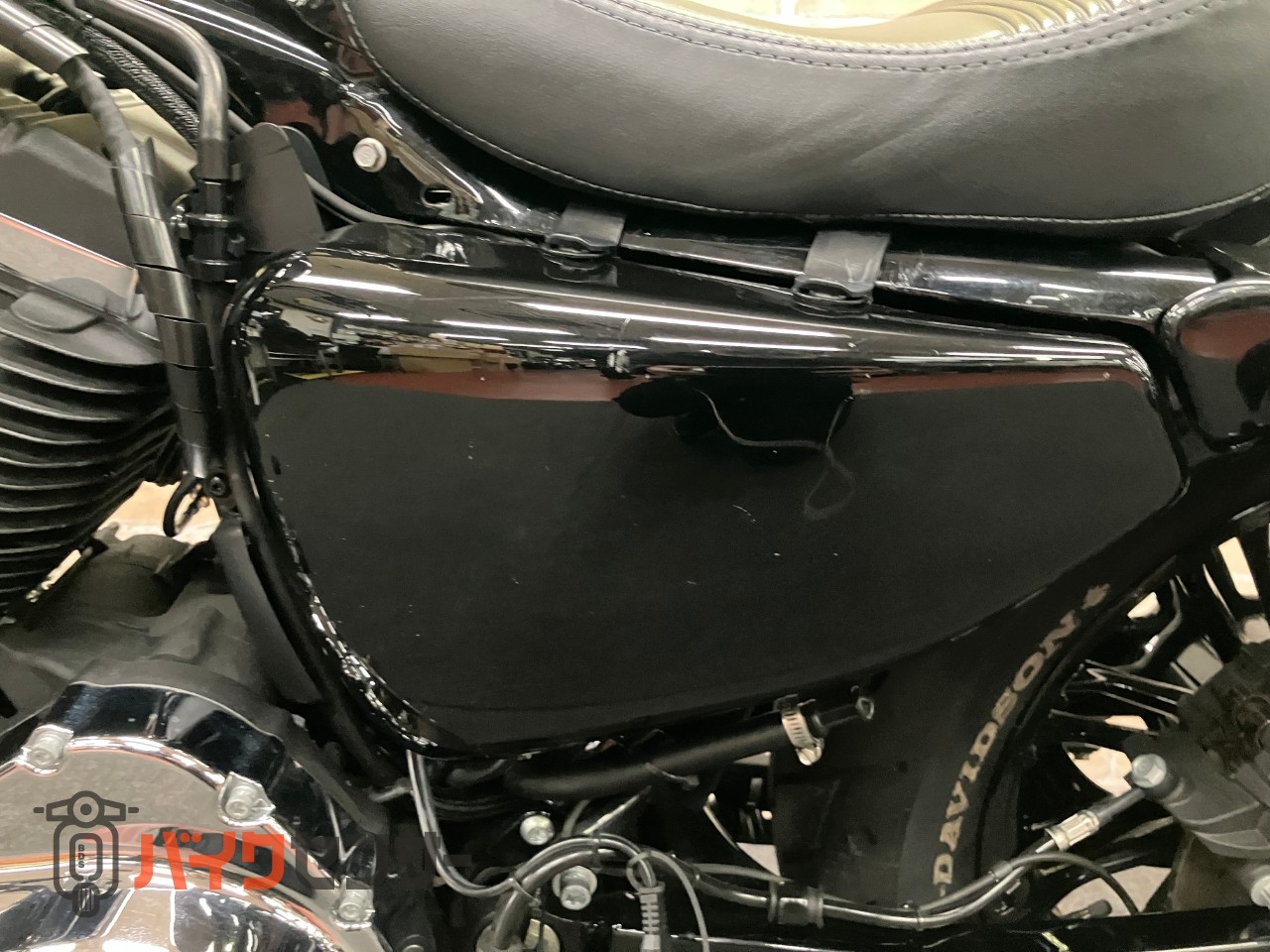 XL1200XS フォーティエイトスペシャル COBRAマフラー タンクアップ IGコイル移設 アンダースポイラー ETC_21