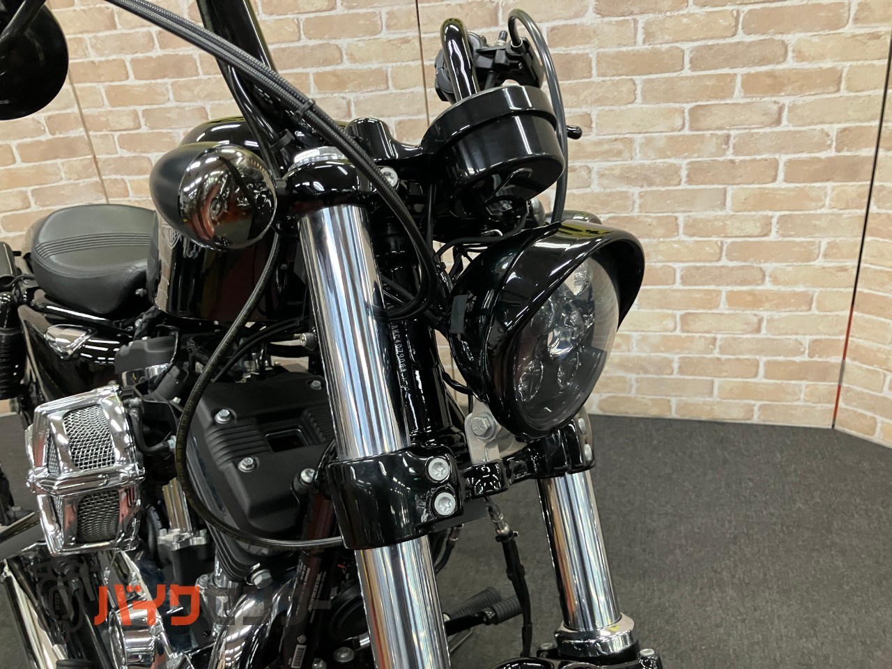 XL1200XS フォーティエイトスペシャル COBRAマフラー タンクアップ IGコイル移設 アンダースポイラー ETC_30