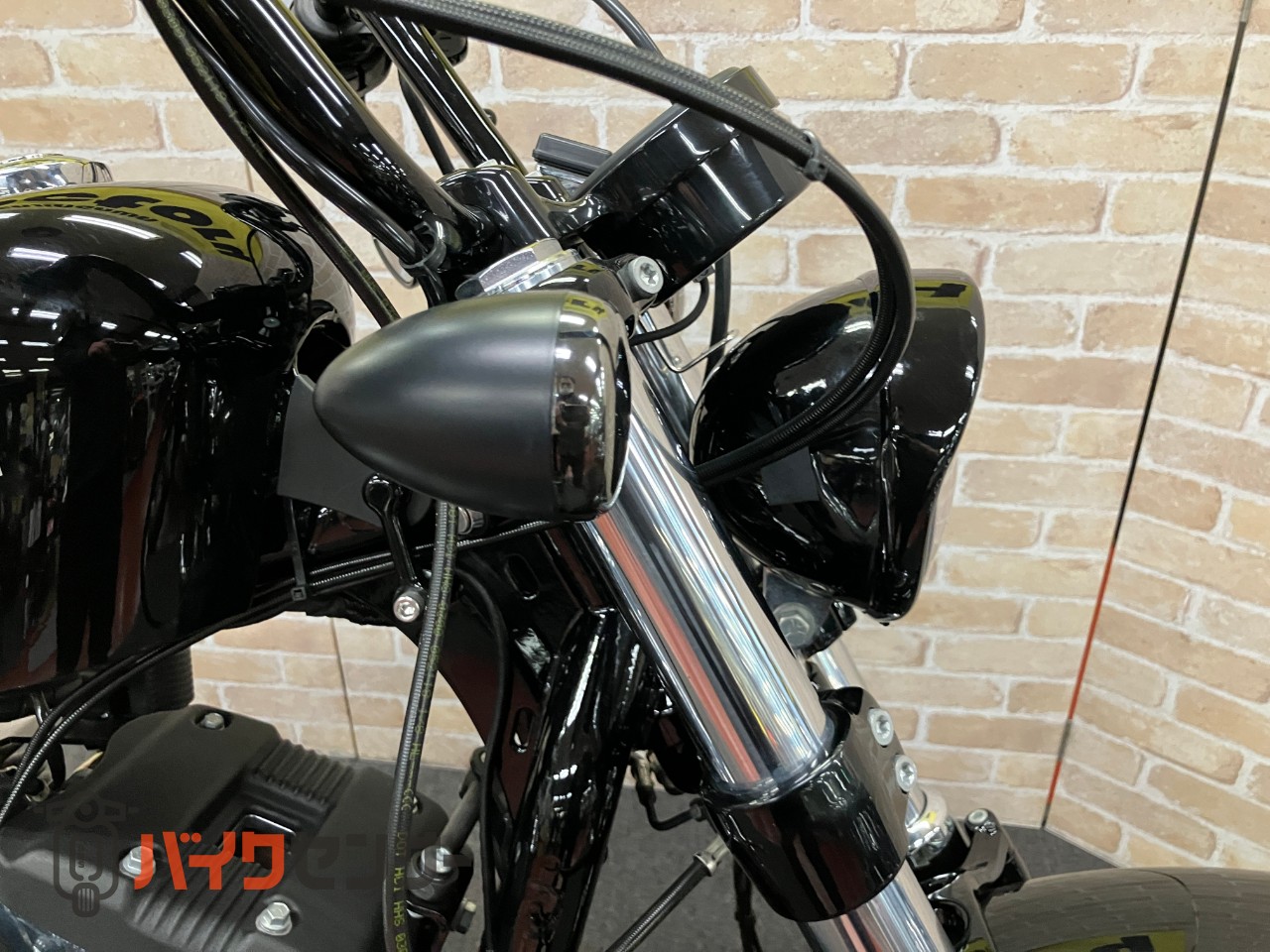 XL1200XS フォーティエイトスペシャル COBRAマフラー タンクアップ IGコイル移設 アンダースポイラー ETC_36