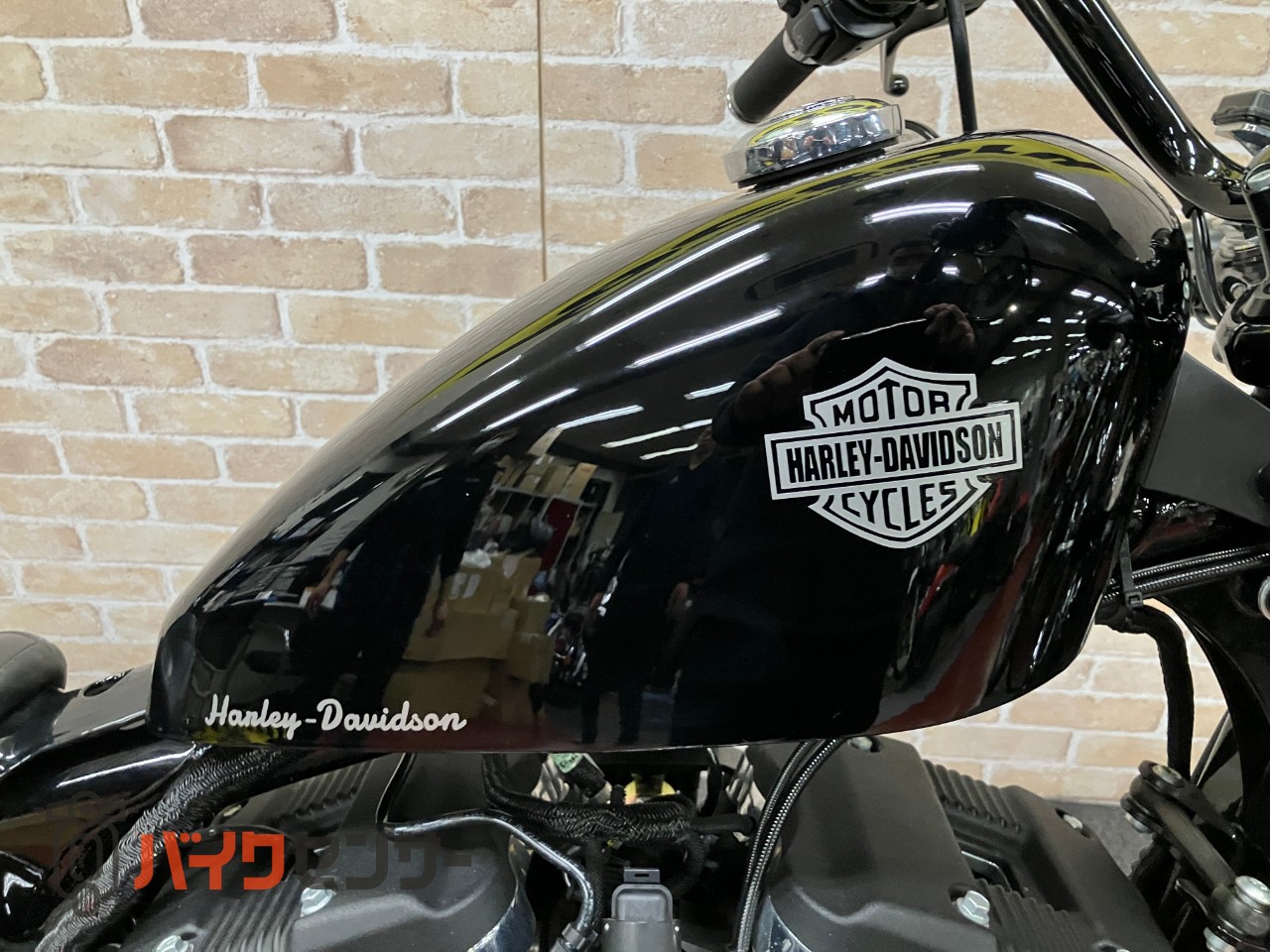 XL1200XS フォーティエイトスペシャル COBRAマフラー タンクアップ IGコイル移設 アンダースポイラー ETC_38