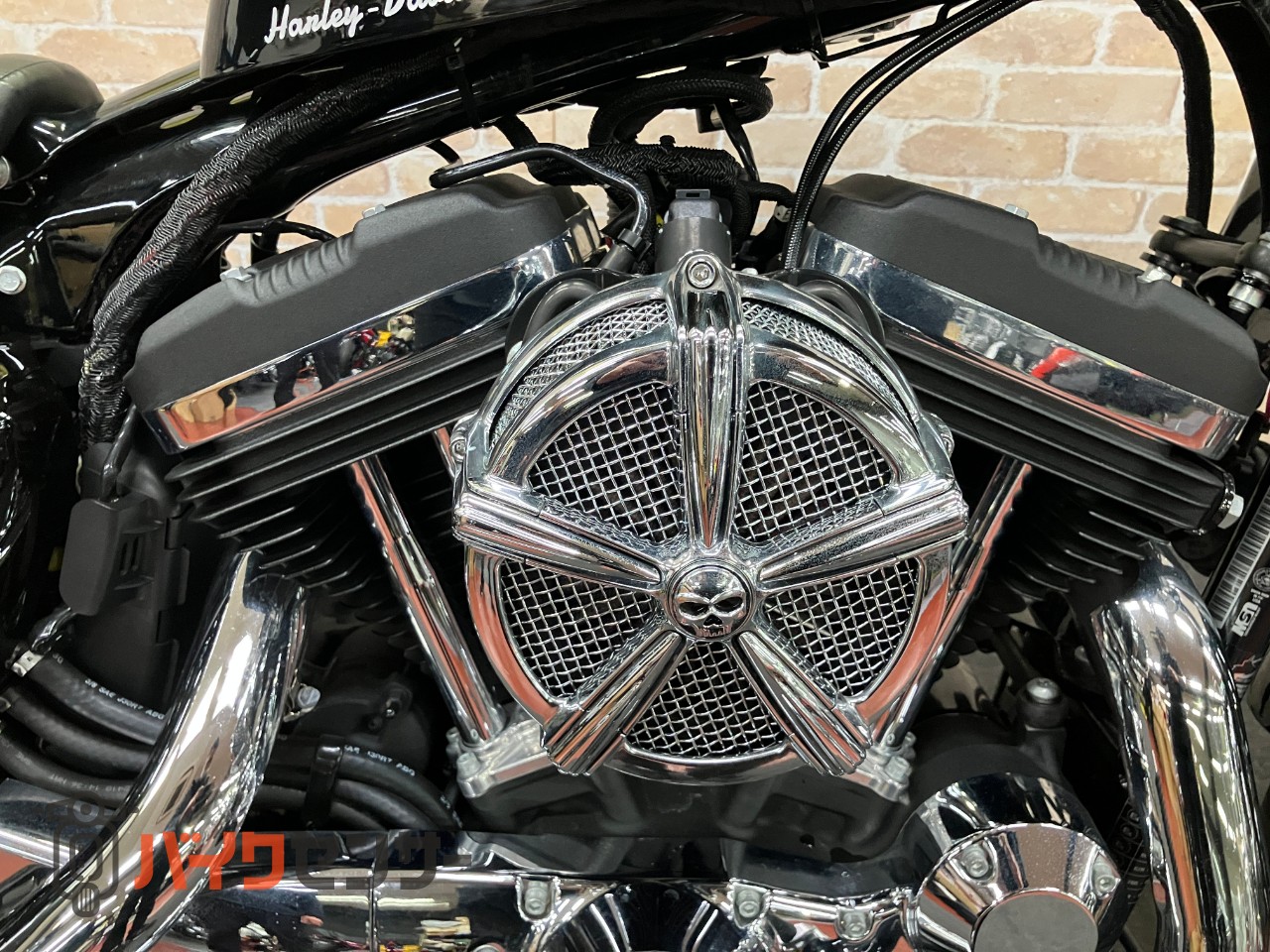 XL1200XS フォーティエイトスペシャル COBRAマフラー タンクアップ IGコイル移設 アンダースポイラー ETC_39