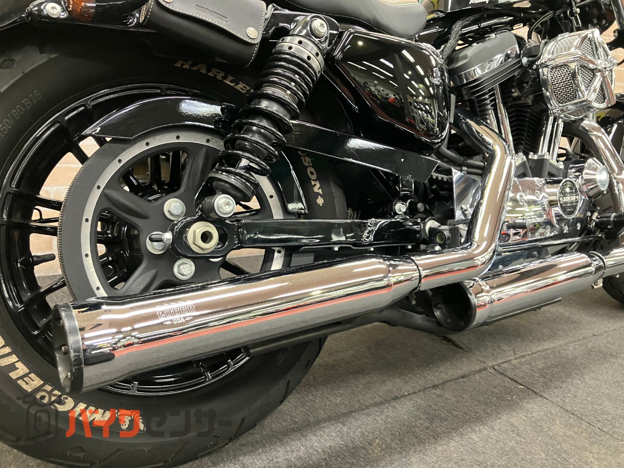 XL1200XS フォーティエイトスペシャル COBRAマフラー タンクアップ IGコイル移設 アンダースポイラー ETC_47