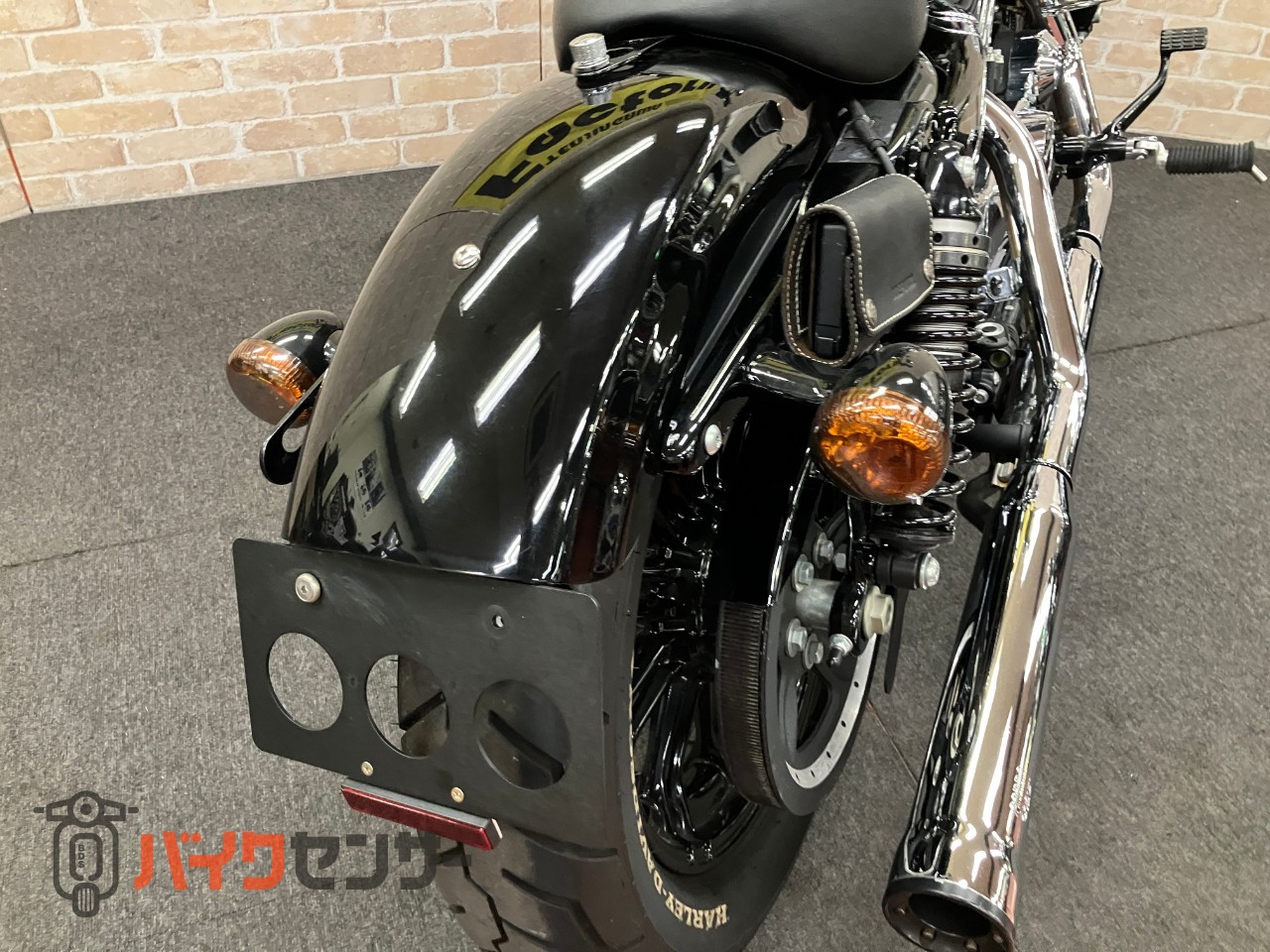 XL1200XS フォーティエイトスペシャル COBRAマフラー タンクアップ IGコイル移設 アンダースポイラー ETC_48