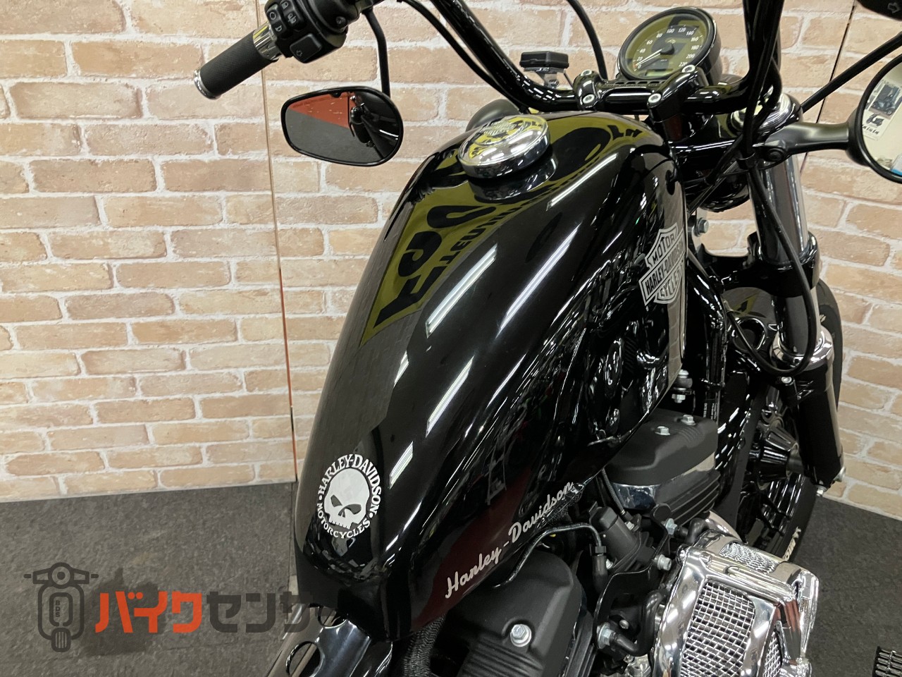 XL1200XS フォーティエイトスペシャル COBRAマフラー タンクアップ IGコイル移設 アンダースポイラー ETC_49