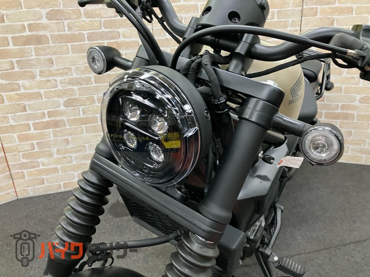 レブル250ABS フルLEDモデル フォークブーツ リアキャリア_22