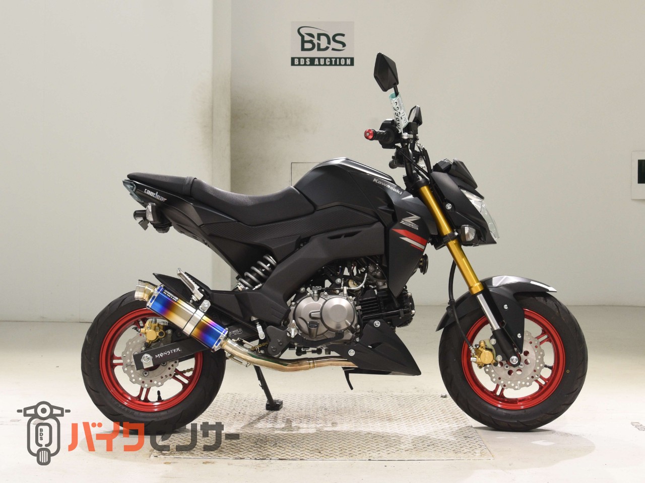 Z125PRO 最終モデル フェンダーレス BEAMSマフラー LEDヘッドライト_0