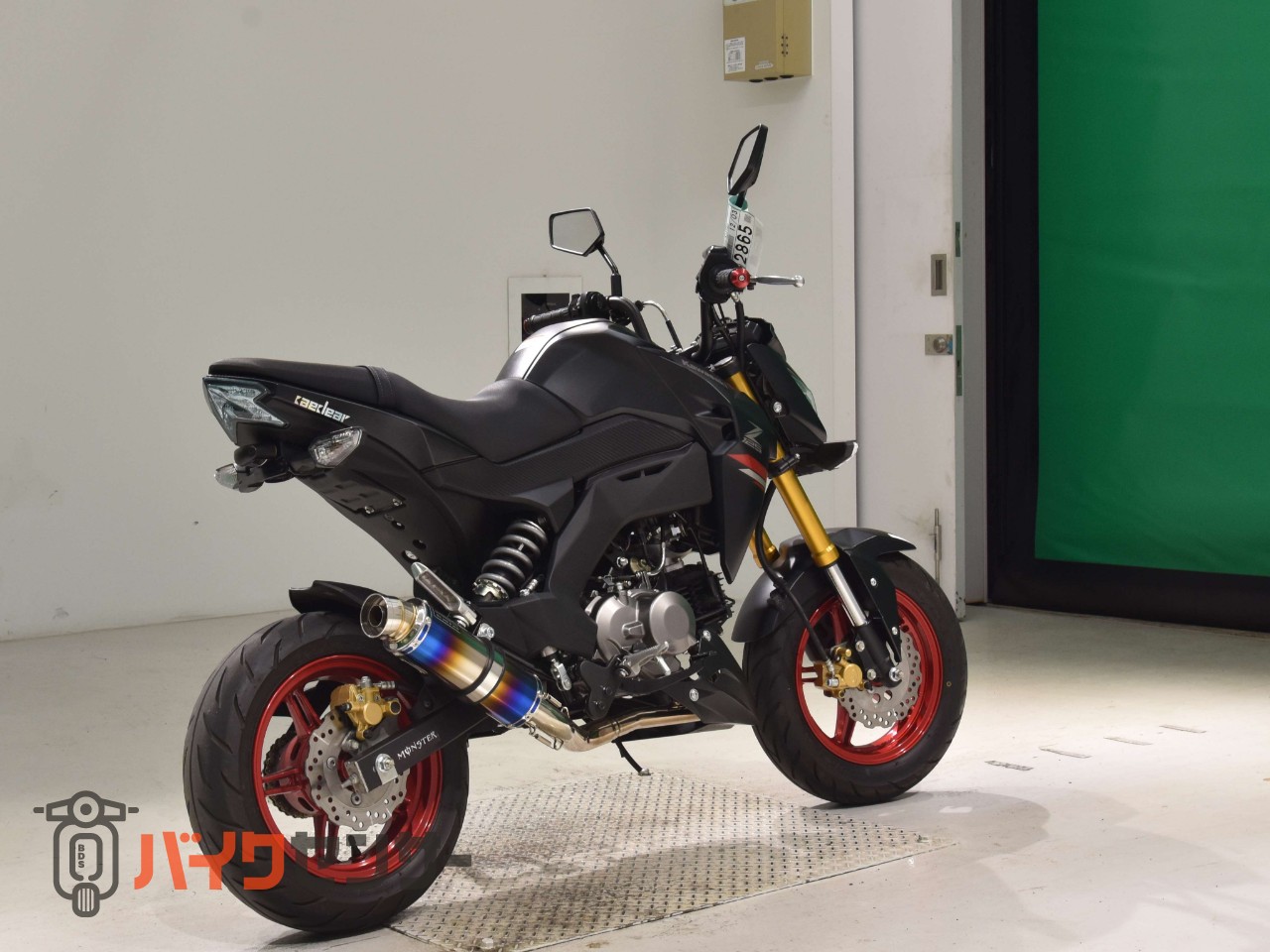 Z125PRO 最終モデル フェンダーレス BEAMSマフラー LEDヘッドライト_4