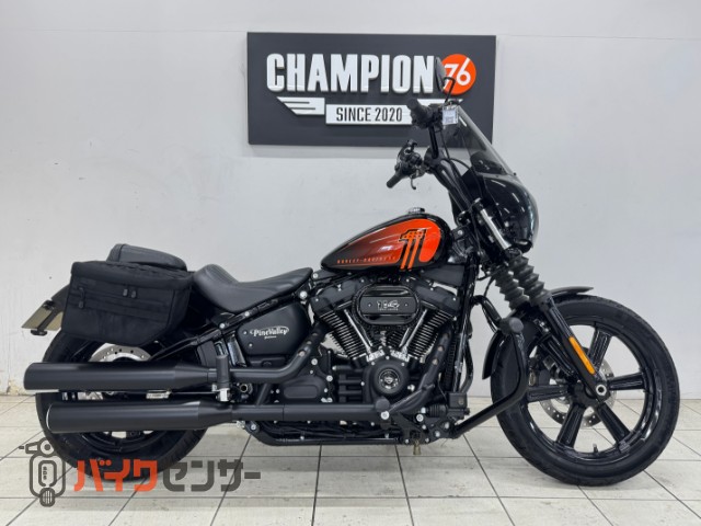 FXBBS ソフテイルストリートボブ114 おすすめポイント！ノーマルマフラーＭＯＴＯＲエンジンガードスマホホルダーエアクリーナETC2.0