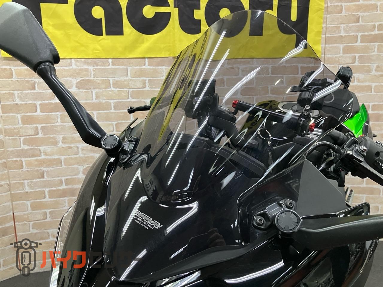NINJA400 アクラポスリップオン　コアガード　サイドスライダー　スクリーン　ハイシート　マウントバー　バーエンド_18