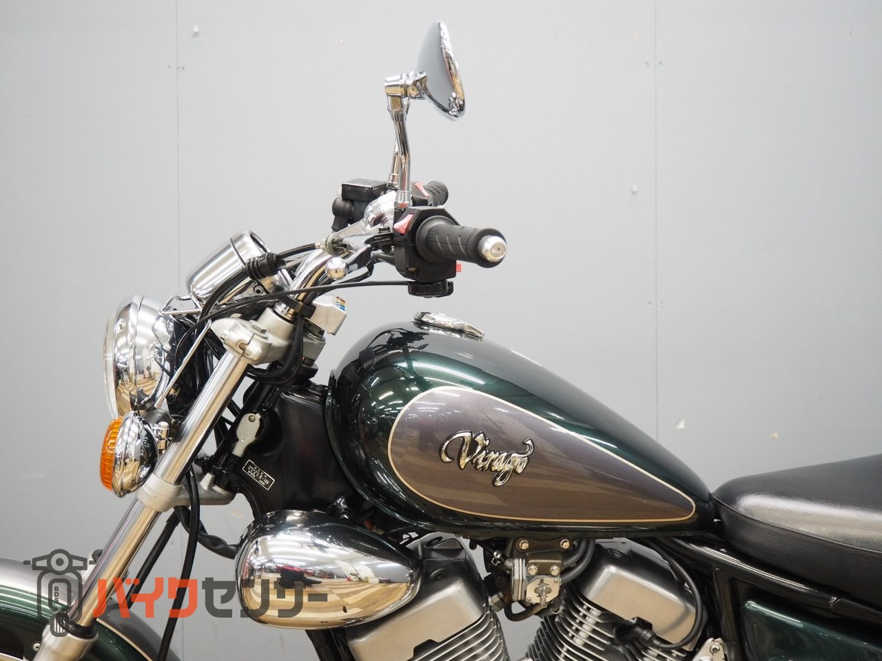 ヤマハ XV250ビラーゴ 3DM5 フラットハンドル バックレスト付き
