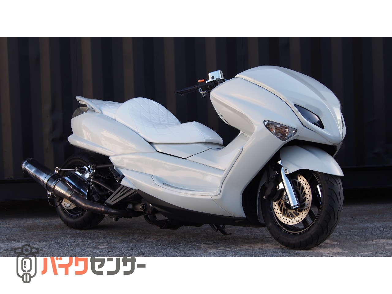 ヤマハ マジェスティ250(SG20J) 4D9 VOGUEエアロ ホワイトロンホイ