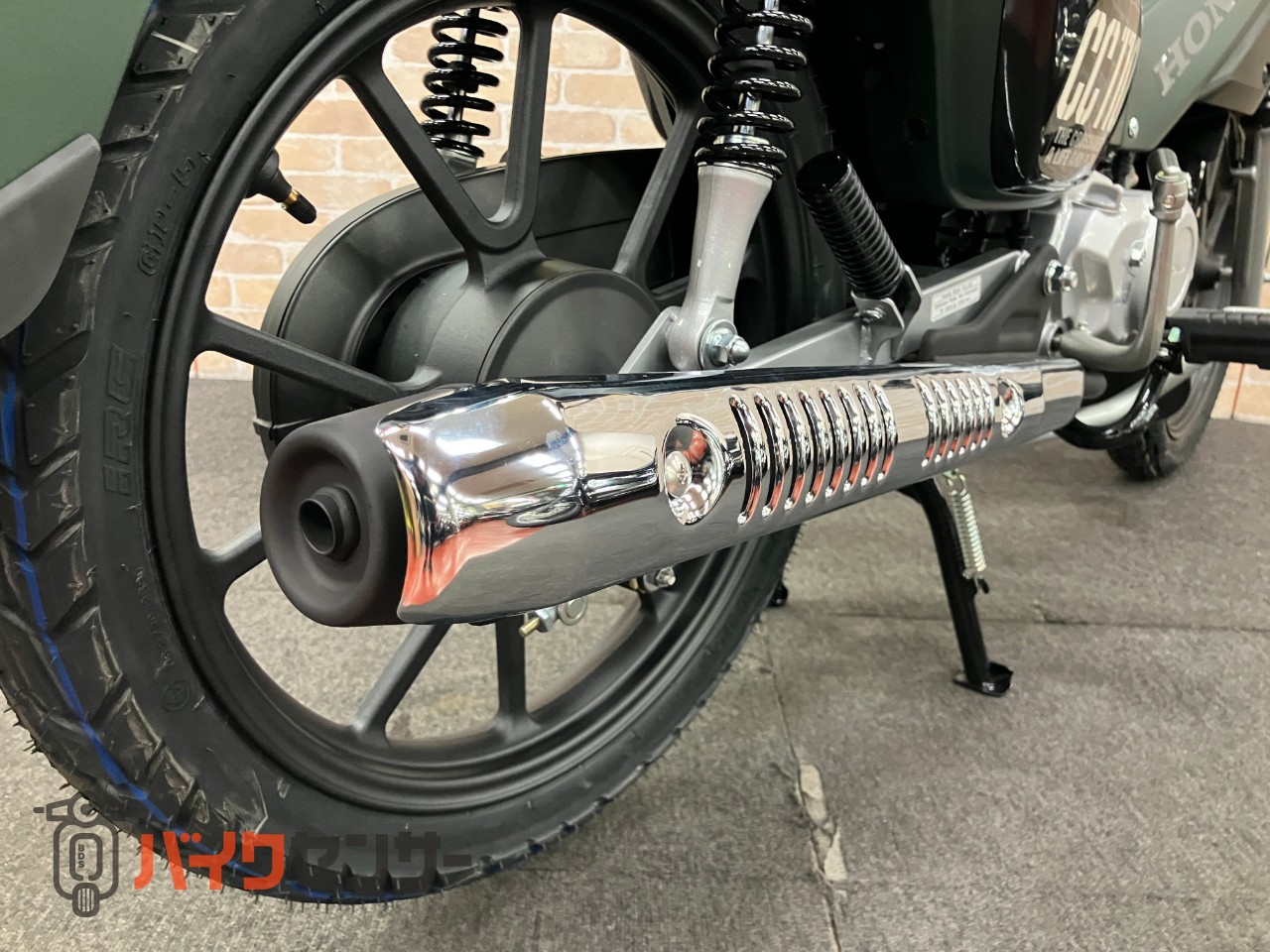 クロスカブ110 最新モデル マットアーマードグリーンメタリック_36