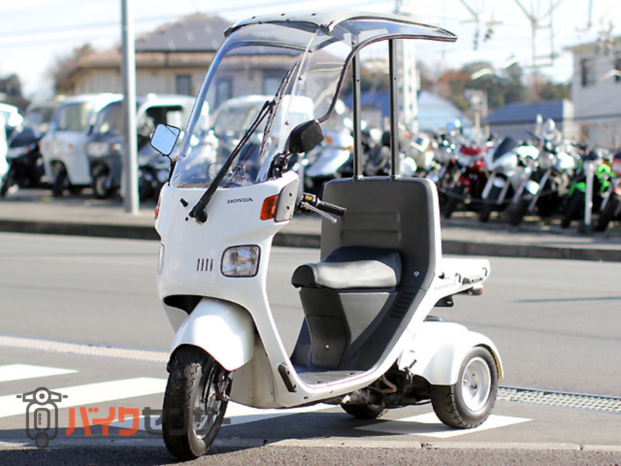 ホンダ ジャイロキャノピー 4サイクル 後期型 ワイドバイザー付き