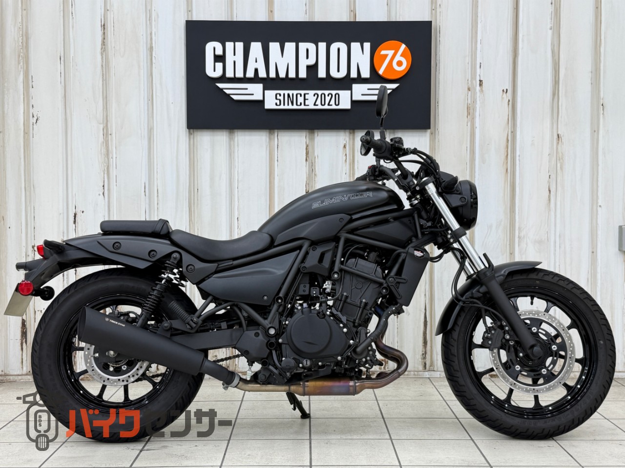 カワサキ エリミネーター400 トリックスター車検対応スリップオン