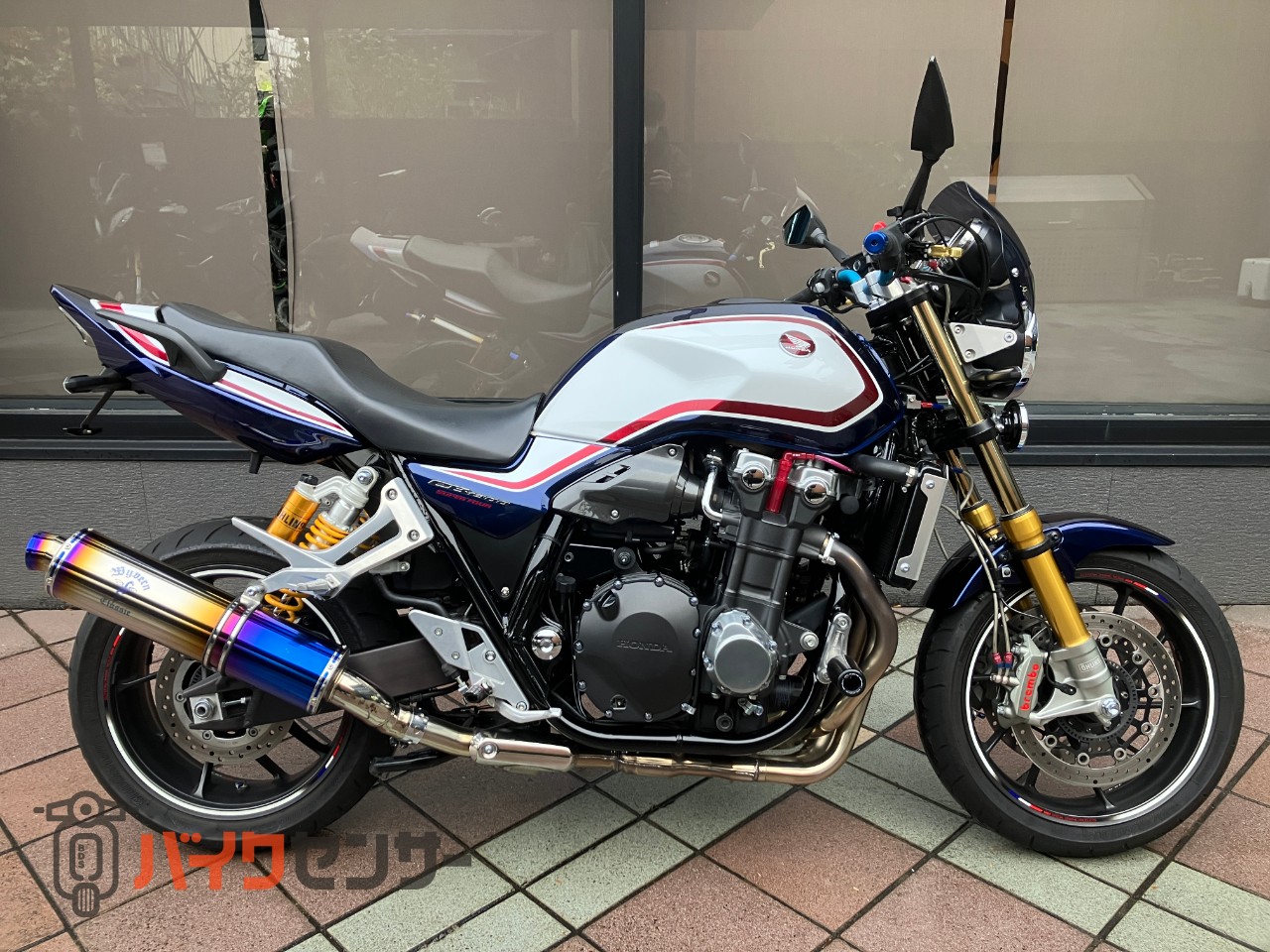 ホンダ CB1300 SUPER FOUR SP ワイバーンフルエキゾーストマフラー 