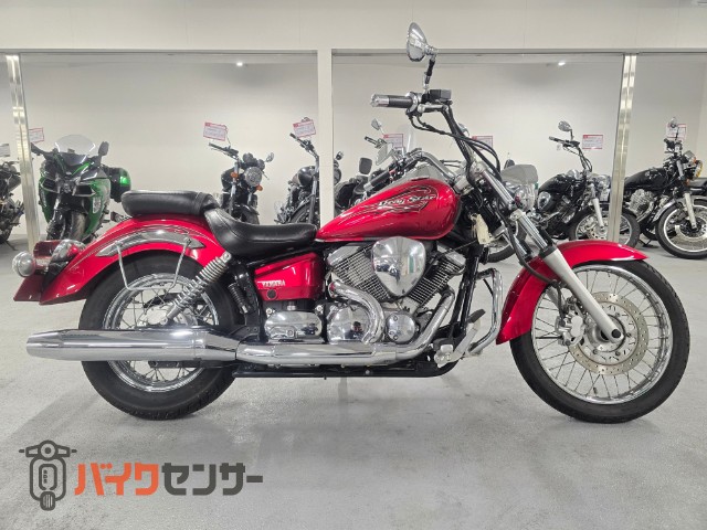 ドラッグスター250 ノーマルマフラー 左右サドルバックステー エンジン