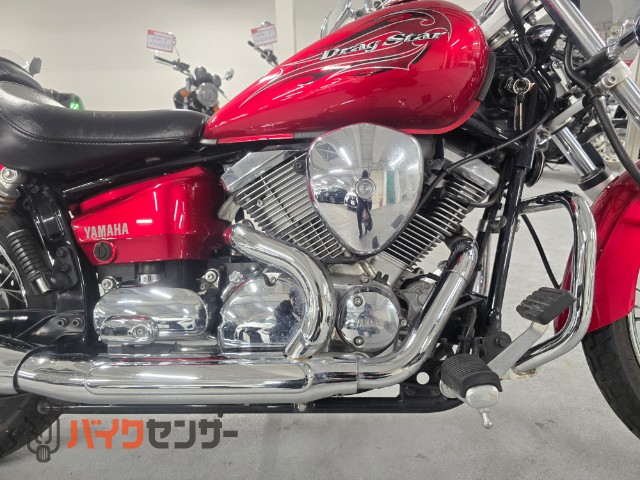 ドラックスター250 VG05J ノーマルマフラー美品 ドラッグスター250 ノーマルマフラー 左右サドルバックステー エンジン