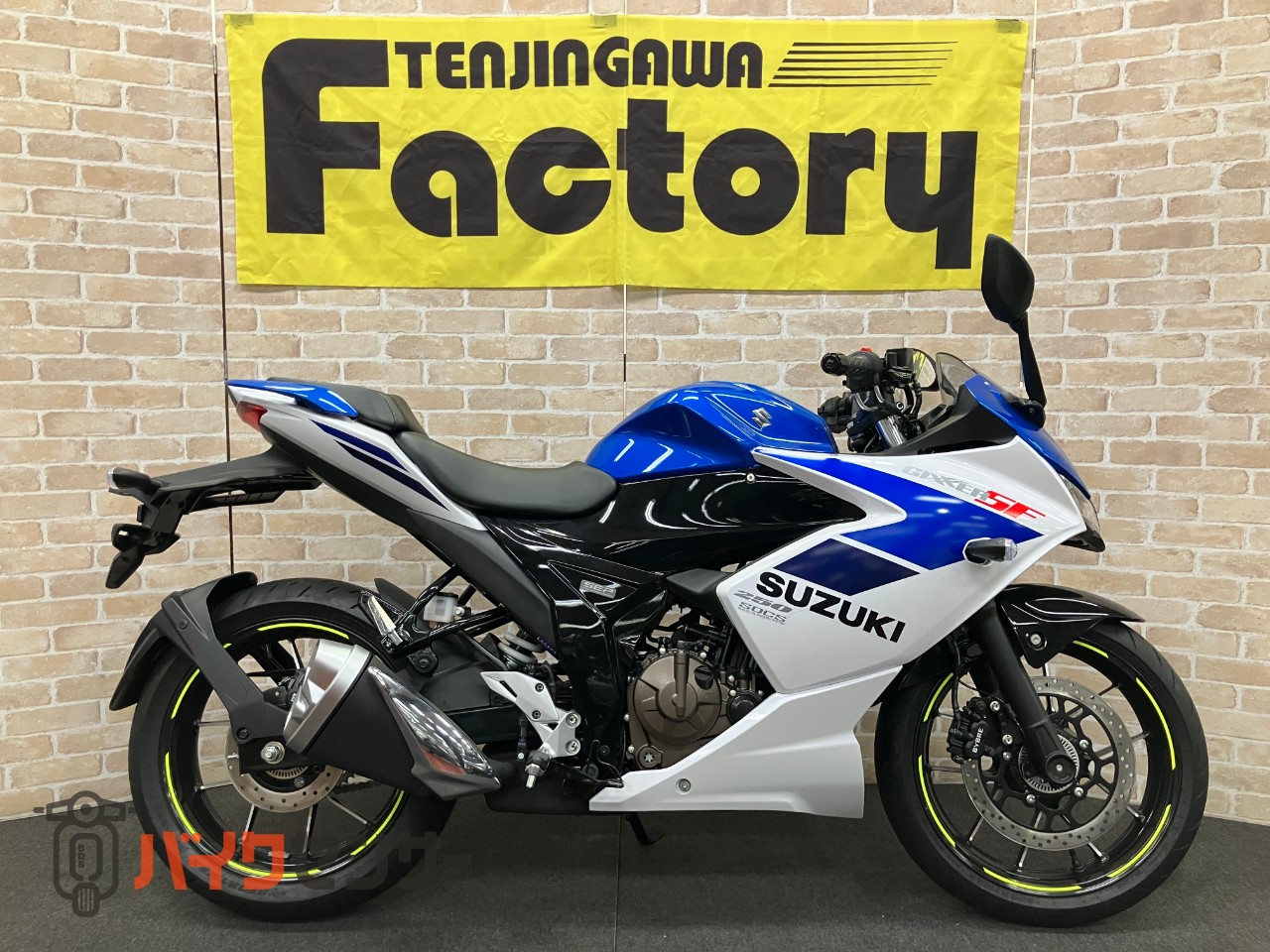 GIXXER SF250　2025年モデル　トリトンブルーメタリック・パールグレッシャーホワイト_0