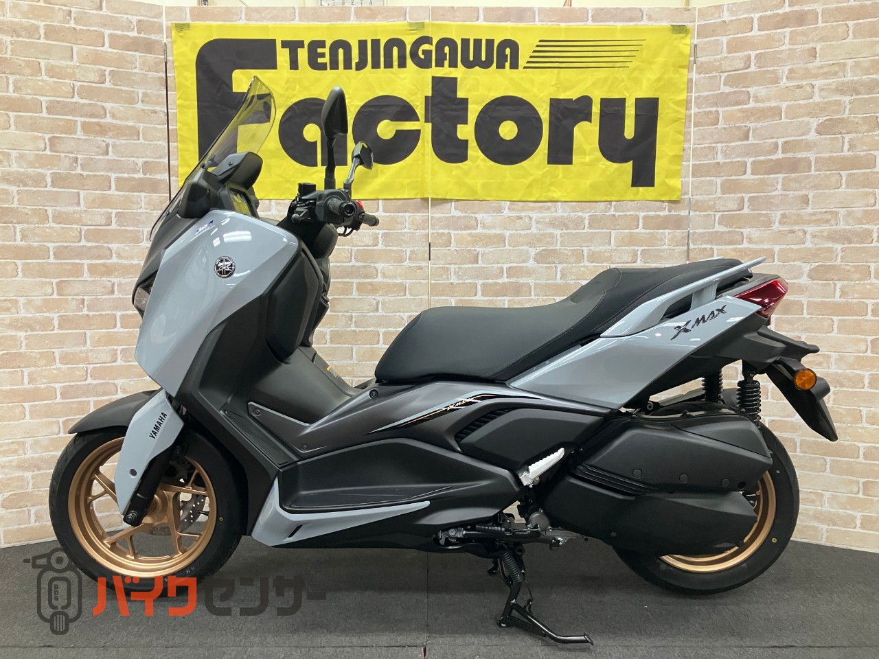 X-MAX250 ブルーイッシュグレーカクテル 電動スクリーン TFTメーター_2