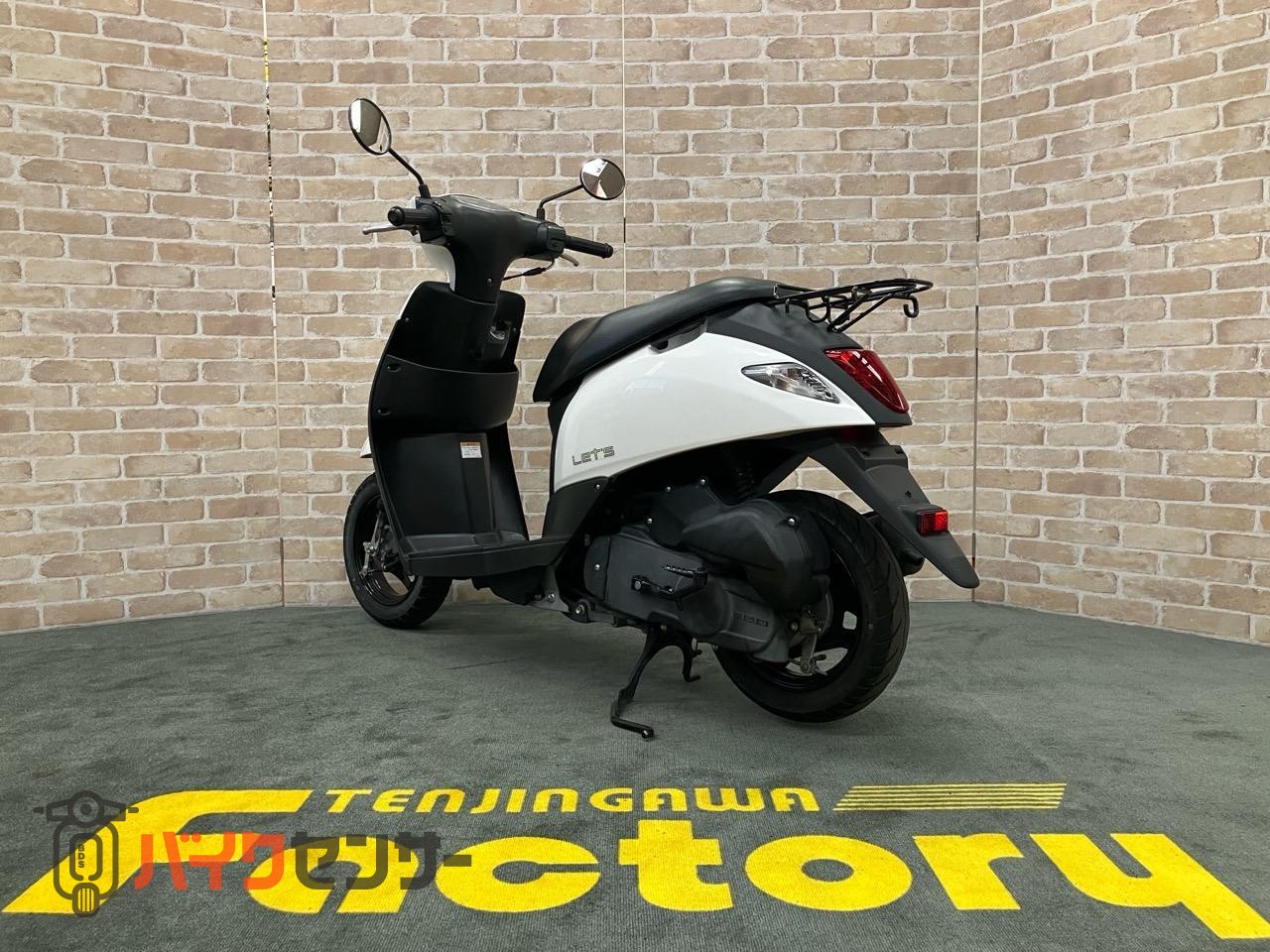 レッツ　ホワイト　ワンオーナー　14006km_5