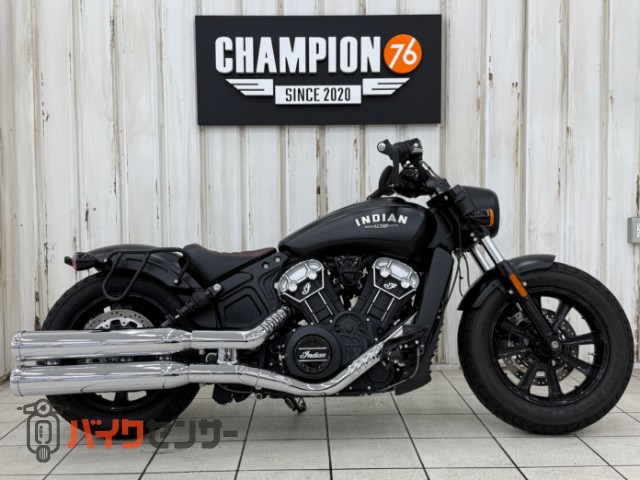 スカウト ボバー　サイドナンバー　デグナーサイドバッグ　サイドバッグサポート　ＥＴＣ２．０　納車整備費用込み