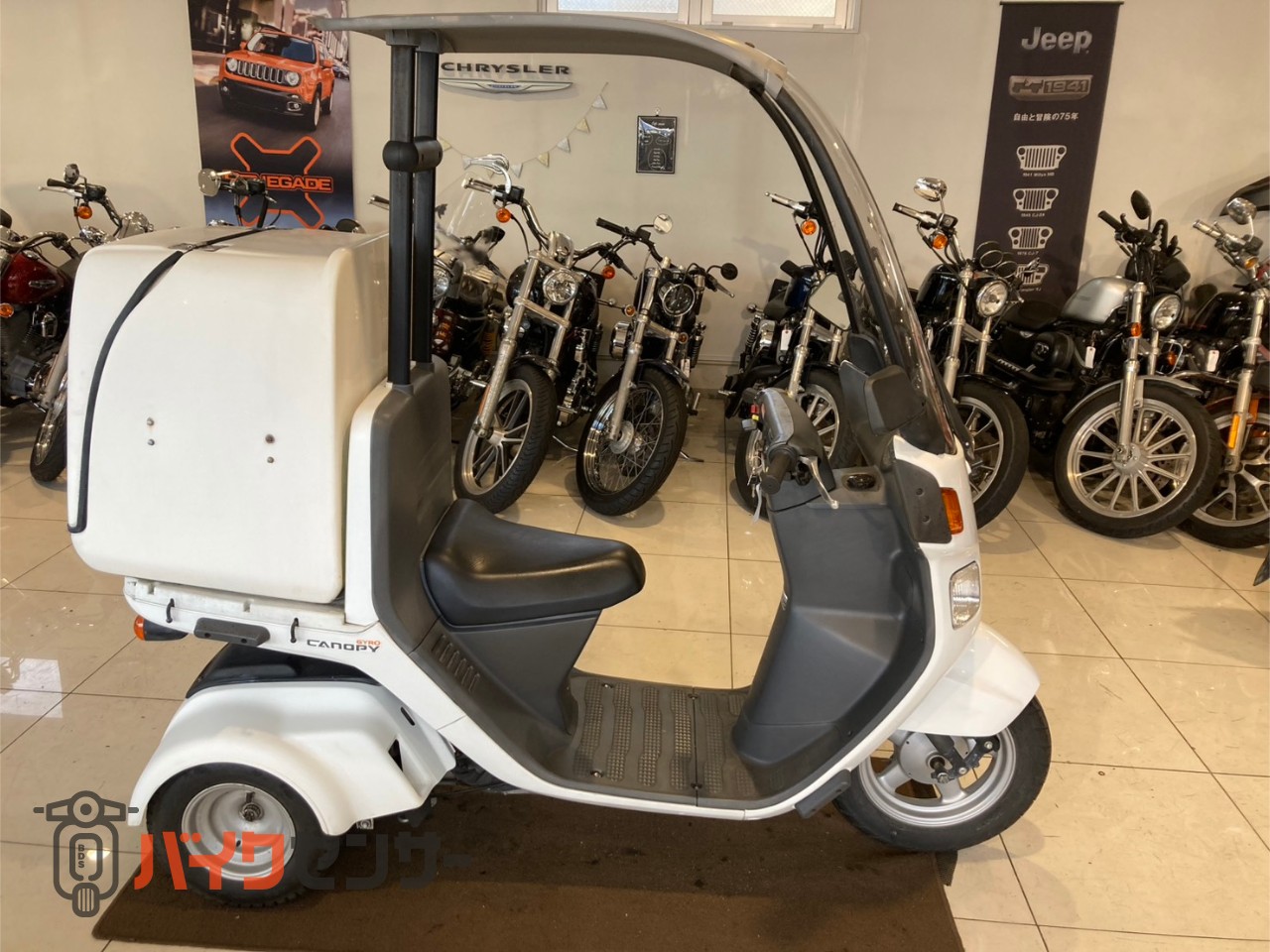 ホンダ ジャイロキャノピー デリバリーで大活躍 雨の日にも B597688