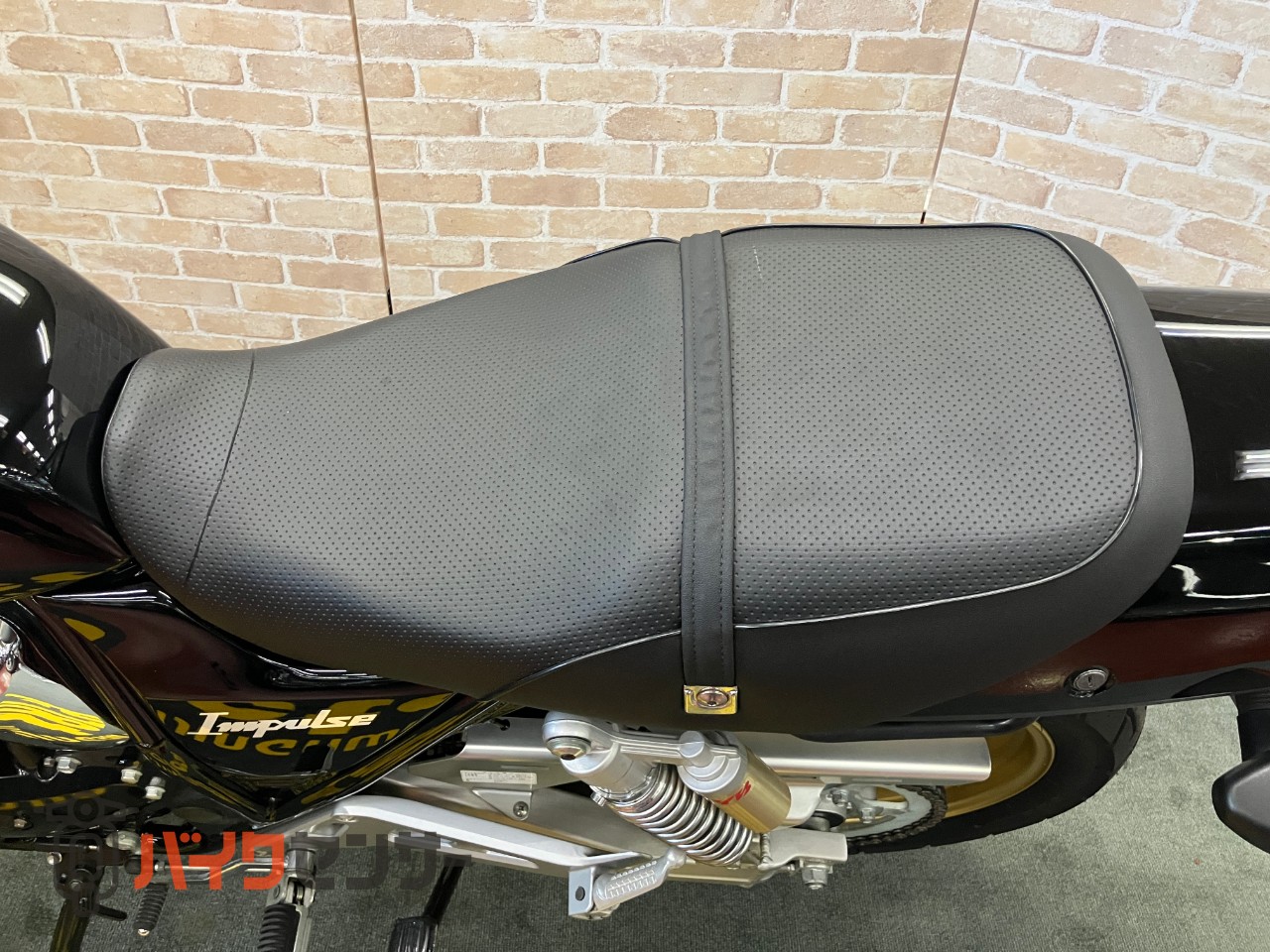 GSX400インパルス　パールネブラーブラック　社外リアサス_21