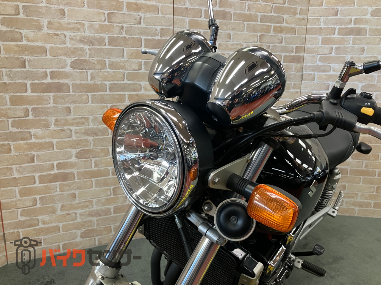 GSX400インパルス　パールネブラーブラック　社外リアサス_24