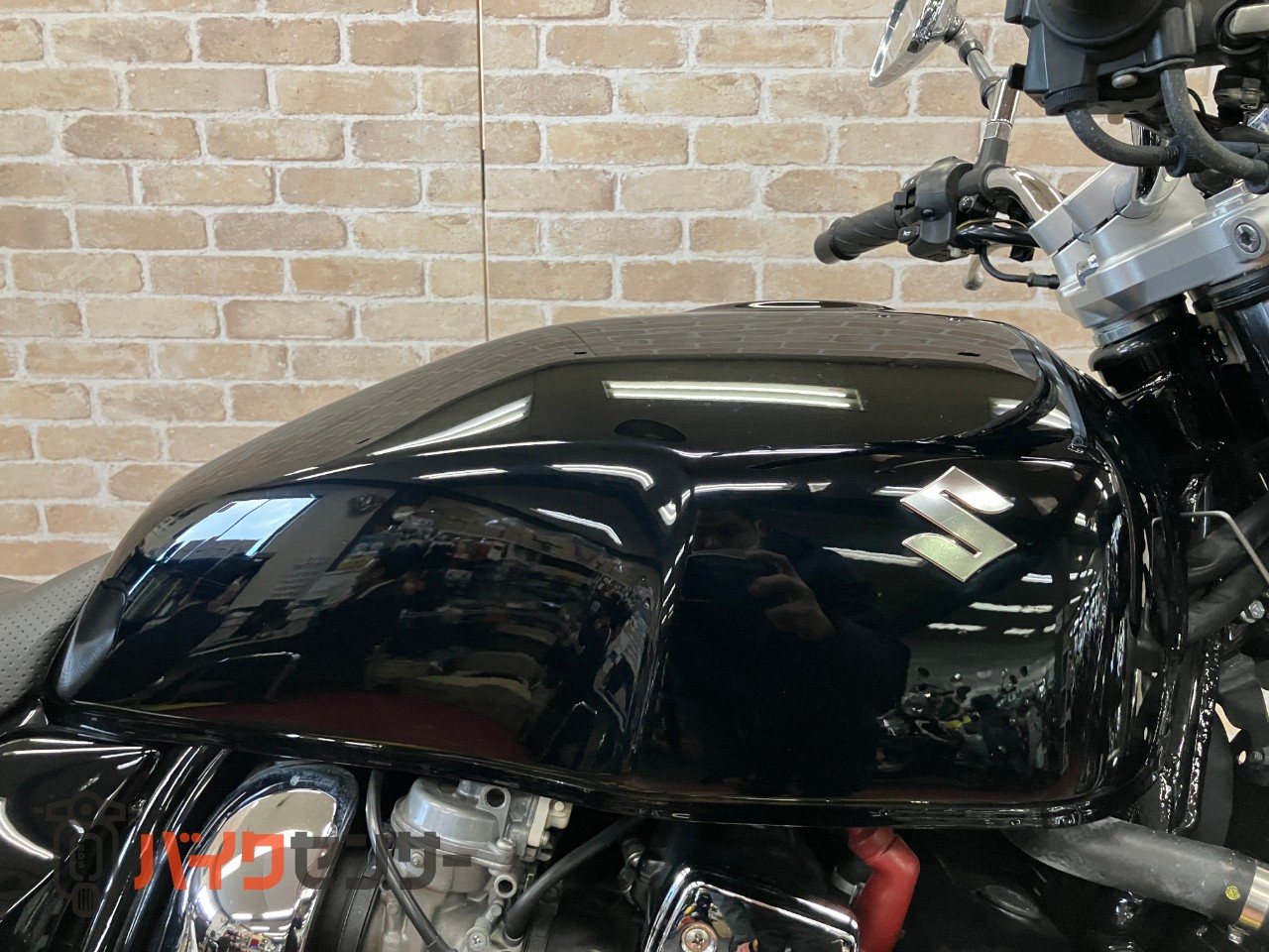 GSX400インパルス　パールネブラーブラック　社外リアサス_37