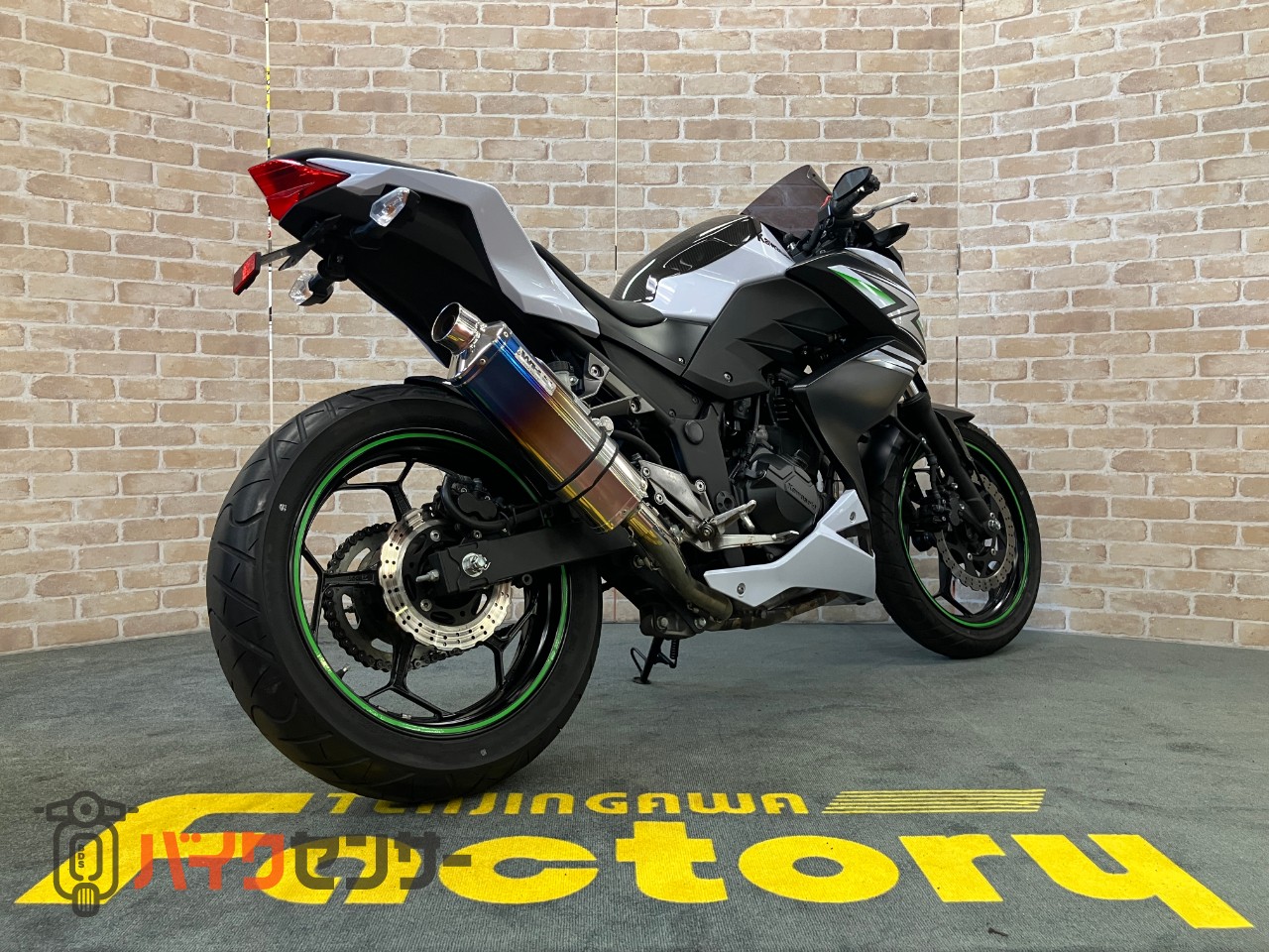 Z250 WR'Sフルエキゾースト　マジカルレーシング　スクリーン　インナーフェンダー　フェンダーレス　バーエンドミラー　タンクカバー_4