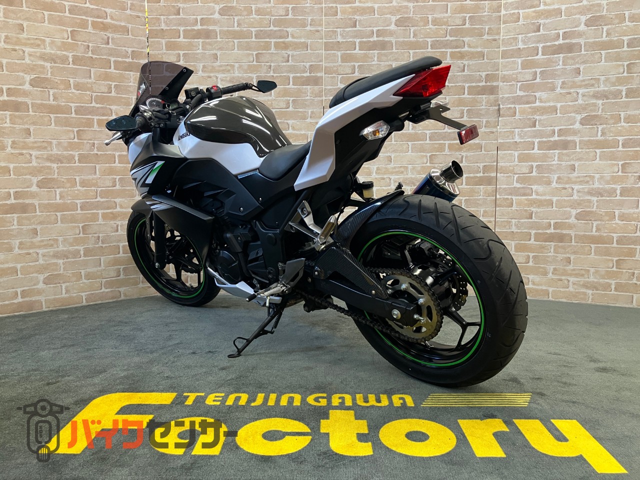 Z250 WR'Sフルエキゾースト　マジカルレーシング　スクリーン　インナーフェンダー　フェンダーレス　バーエンドミラー　タンクカバー_5