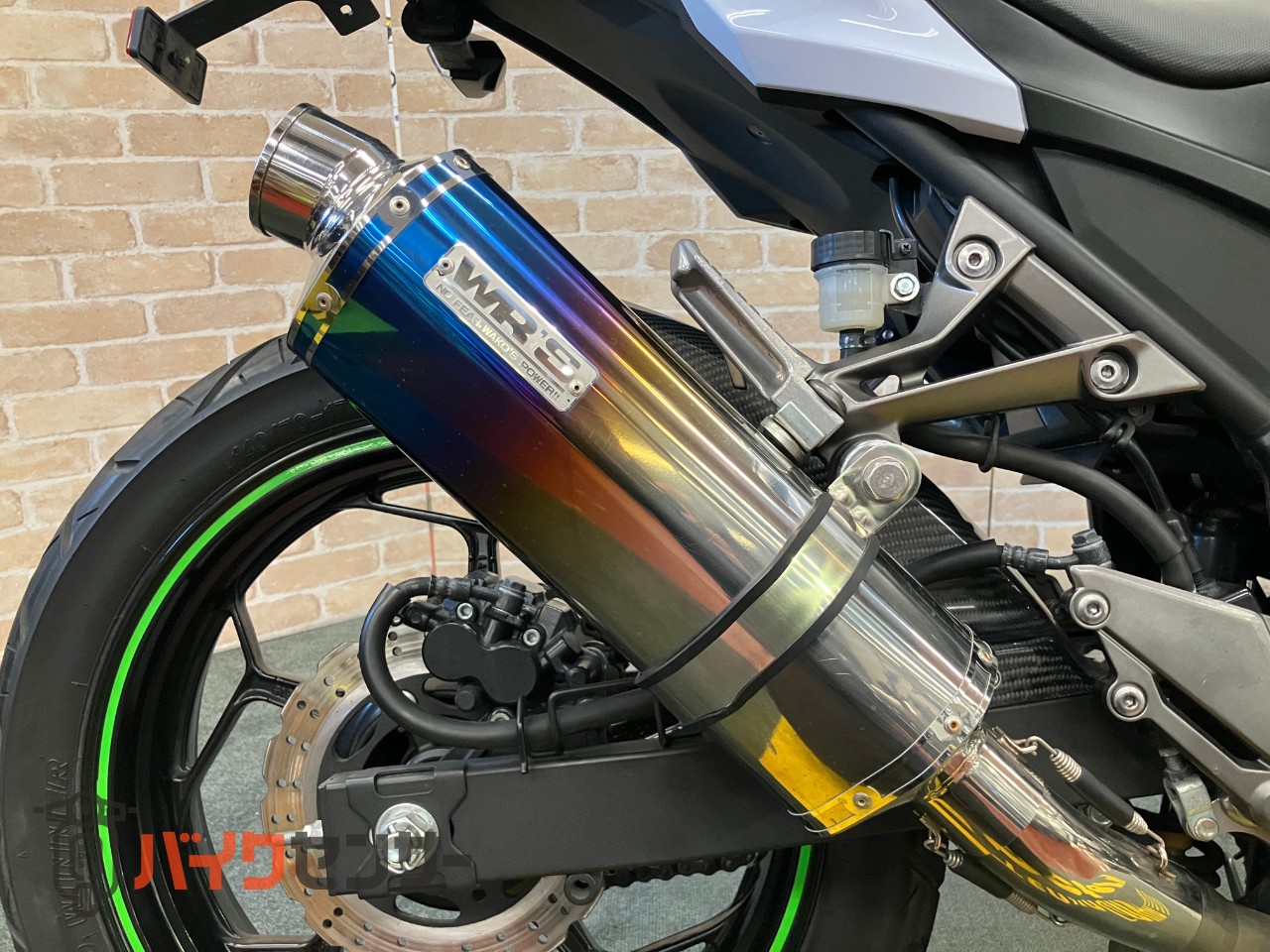 Z250 WR'Sフルエキゾースト　マジカルレーシング　スクリーン　インナーフェンダー　フェンダーレス　バーエンドミラー　タンクカバー_39