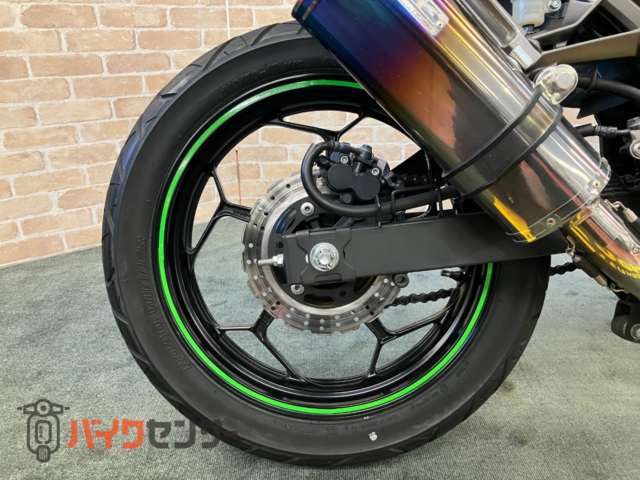 Z250 WR'Sフルエキゾースト　マジカルレーシング　スクリーン　インナーフェンダー　フェンダーレス　バーエンドミラー　タンクカバー_40