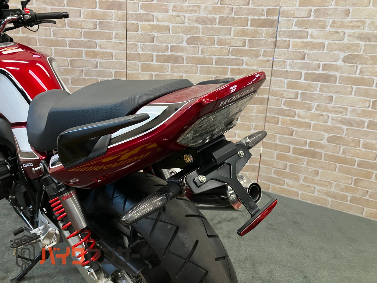 CB400 SUPER FOUR VTEC REVO ショートレバー　ビキニカウル　グリップヒーター　エンジンスライダー　フェンダーレス_29