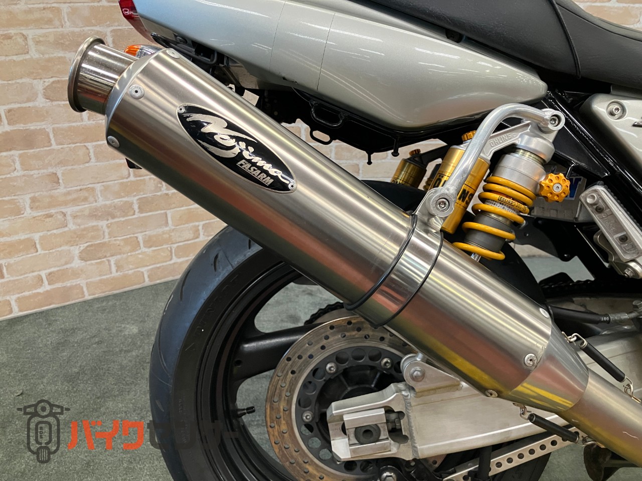 XJR1200 ノジマフルエキ フェンダーレス エンジンスライダー FCR39パイ パワーフィルター_41