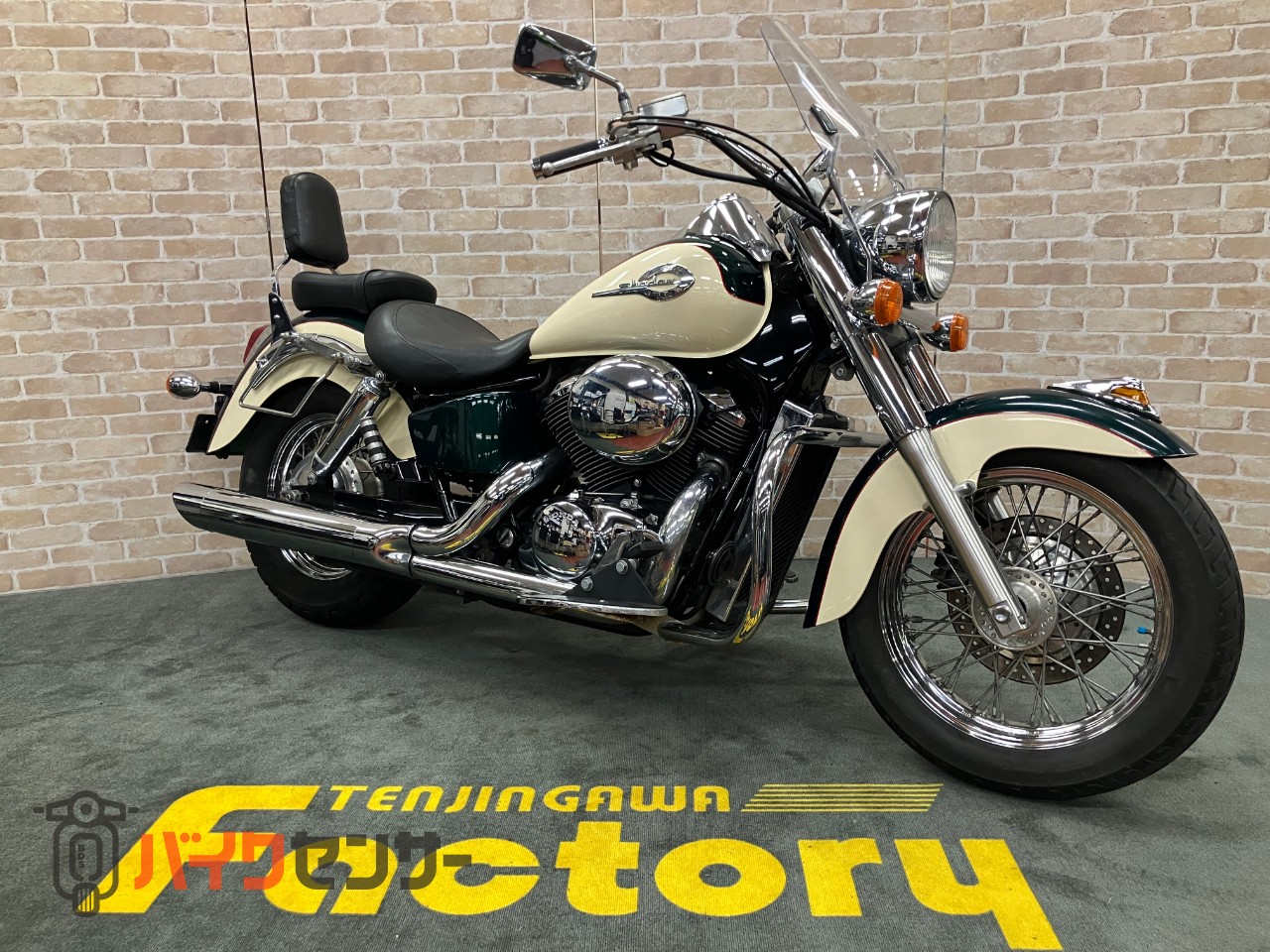 シャドウ400 フロントスクリーン エンジンガード バックレスト サイドバックステー キャブレター車_2