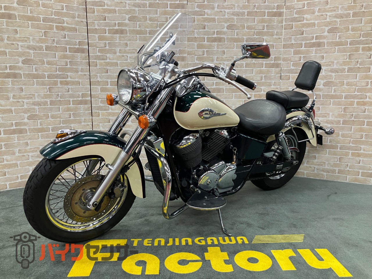 シャドウ400 フロントスクリーン エンジンガード バックレスト サイドバックステー キャブレター車_3