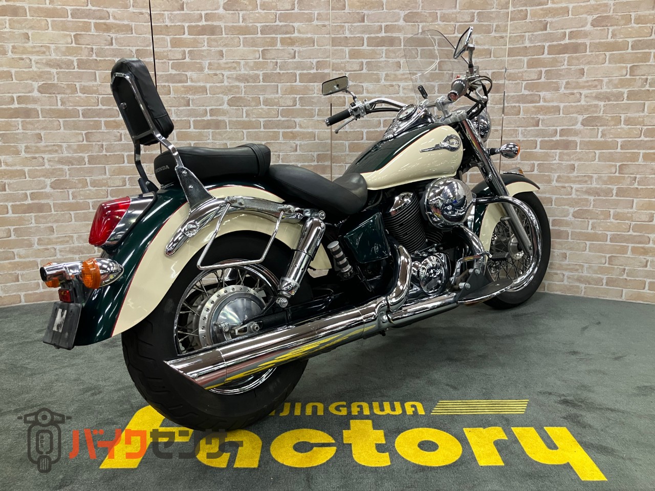 シャドウ400 フロントスクリーン エンジンガード バックレスト サイドバックステー キャブレター車_4