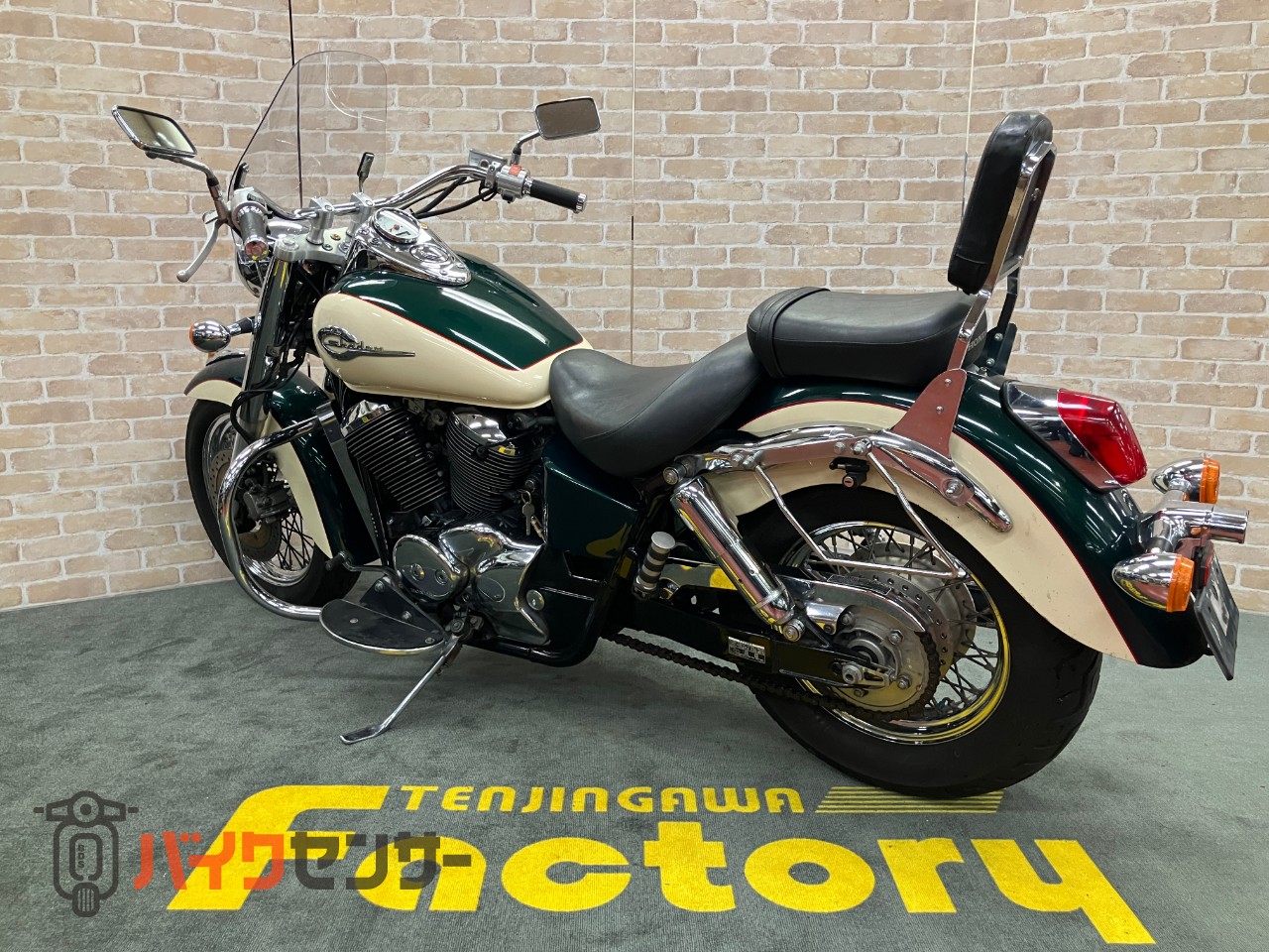 シャドウ400 フロントスクリーン エンジンガード バックレスト サイドバックステー キャブレター車_5