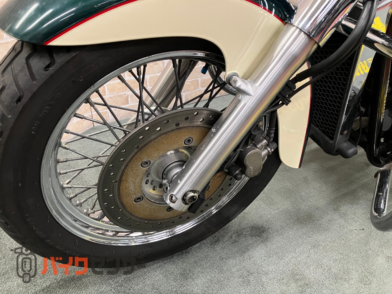 シャドウ400 フロントスクリーン エンジンガード バックレスト サイドバックステー キャブレター車_14