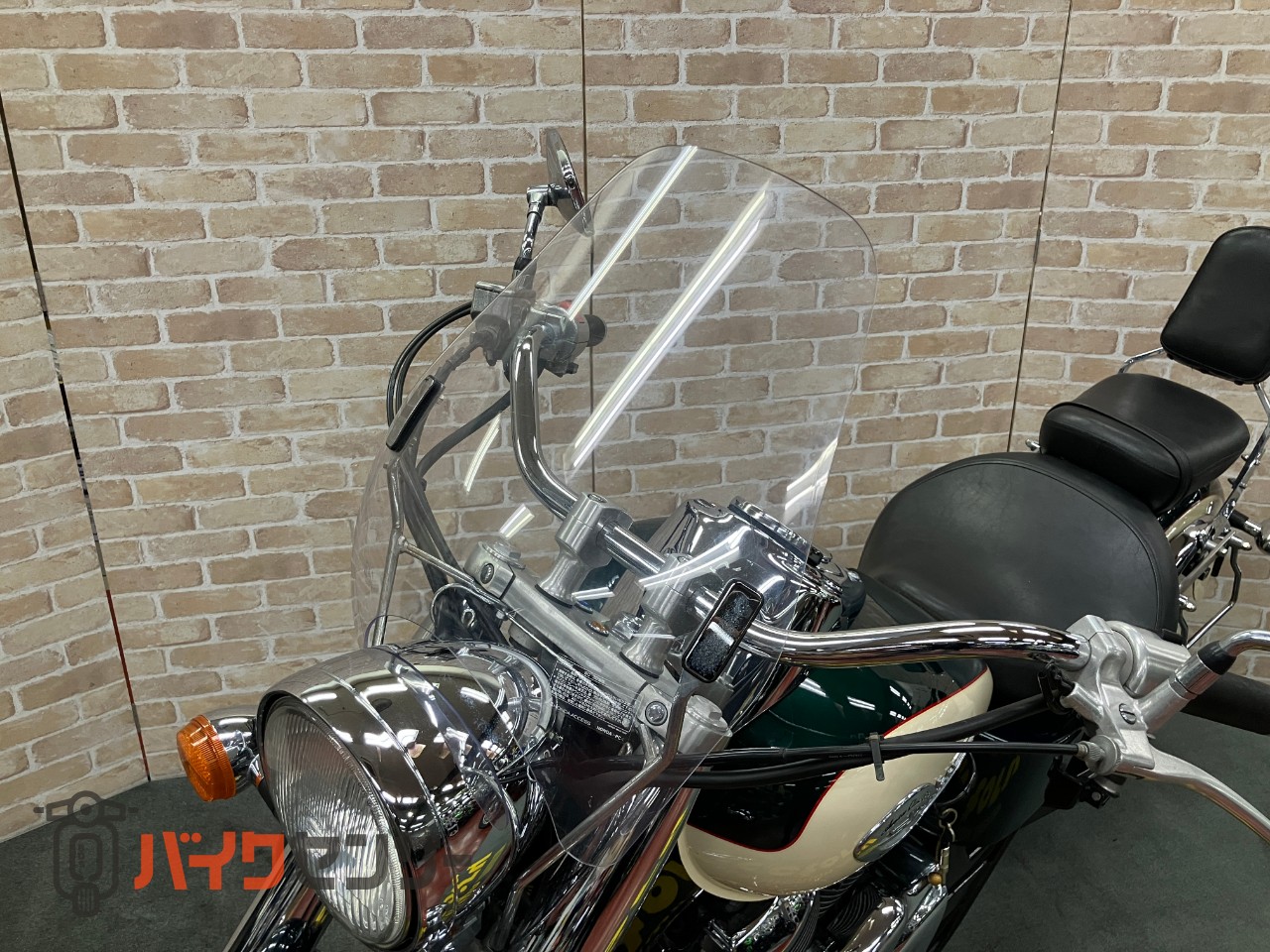 シャドウ400 フロントスクリーン エンジンガード バックレスト サイドバックステー キャブレター車_16